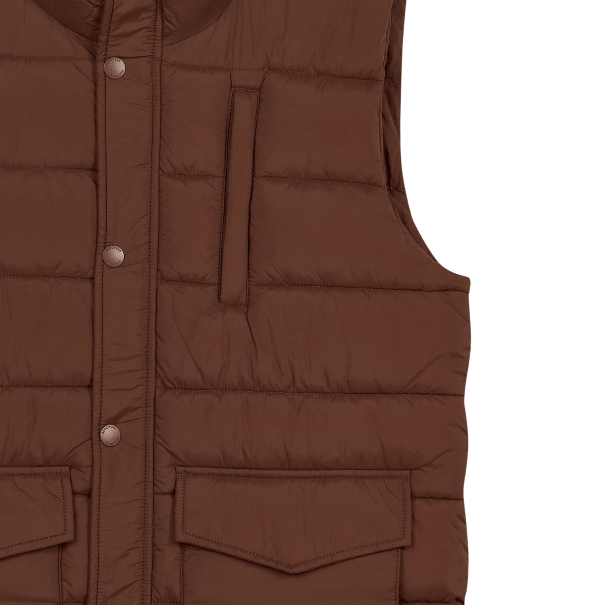 Skechers All Weather Cozy Fit Full Zip Vest S2620193-2070 Erkek Yelek - Kahverengi