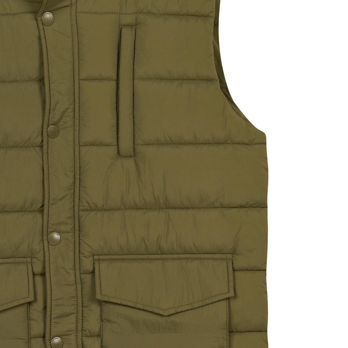 Skechers All Weather Cozy Fit Full Zip Vest S2620193-2194 Erkek Yelek - Haki