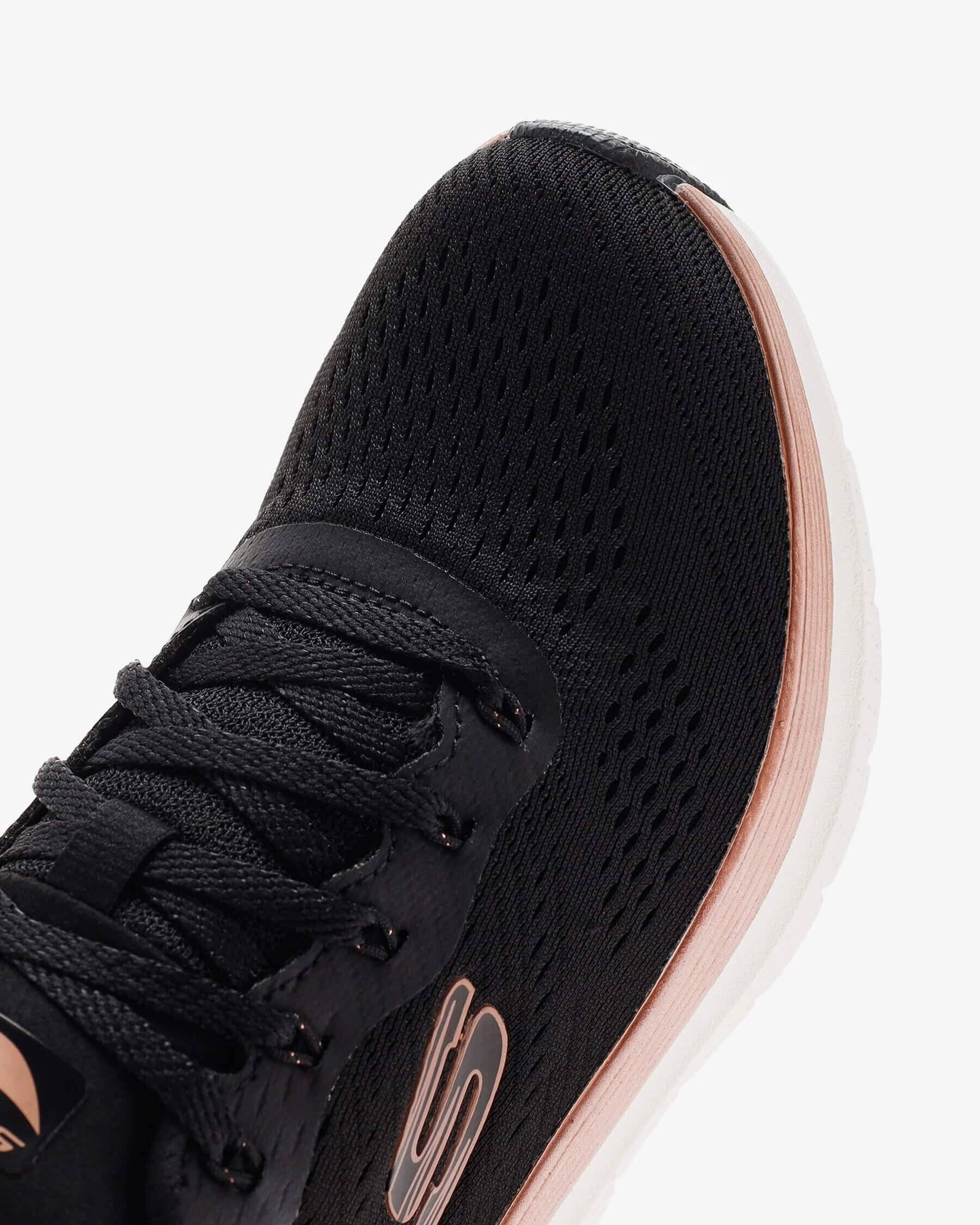 Skechers Arch Fit 2.0 - Glow The Distance 150067TK BKRG Kadın Sneaker - Siyah