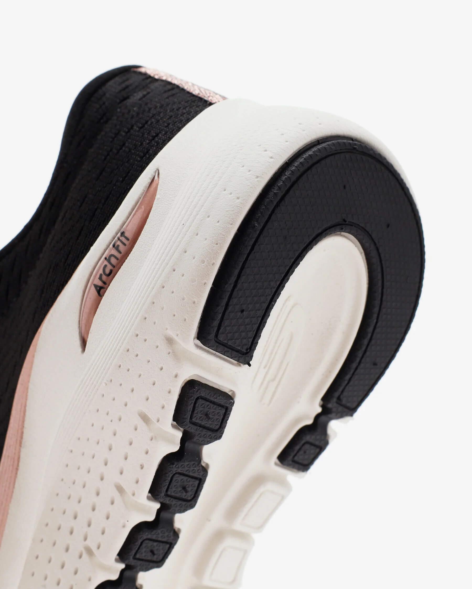 Skechers Arch Fit 2.0 - Glow The Distance 150067TK BKRG Kadın Sneaker - Siyah