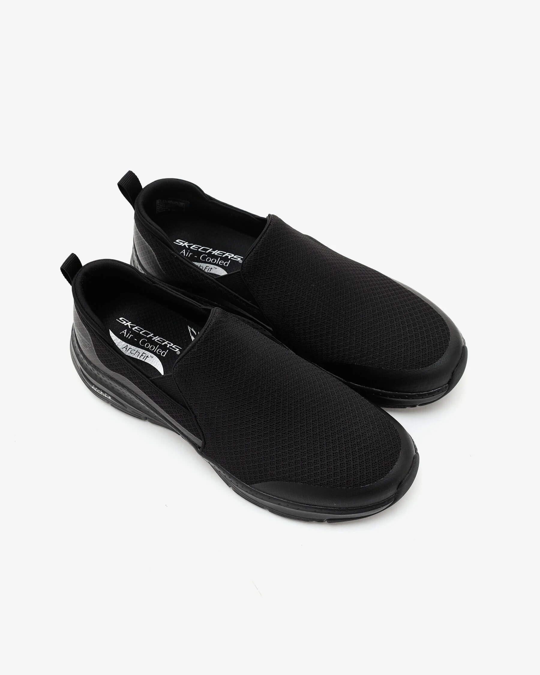 Skechers Arch Fit - Banlin 232043TK BBK Erkek Sneaker - Siyah