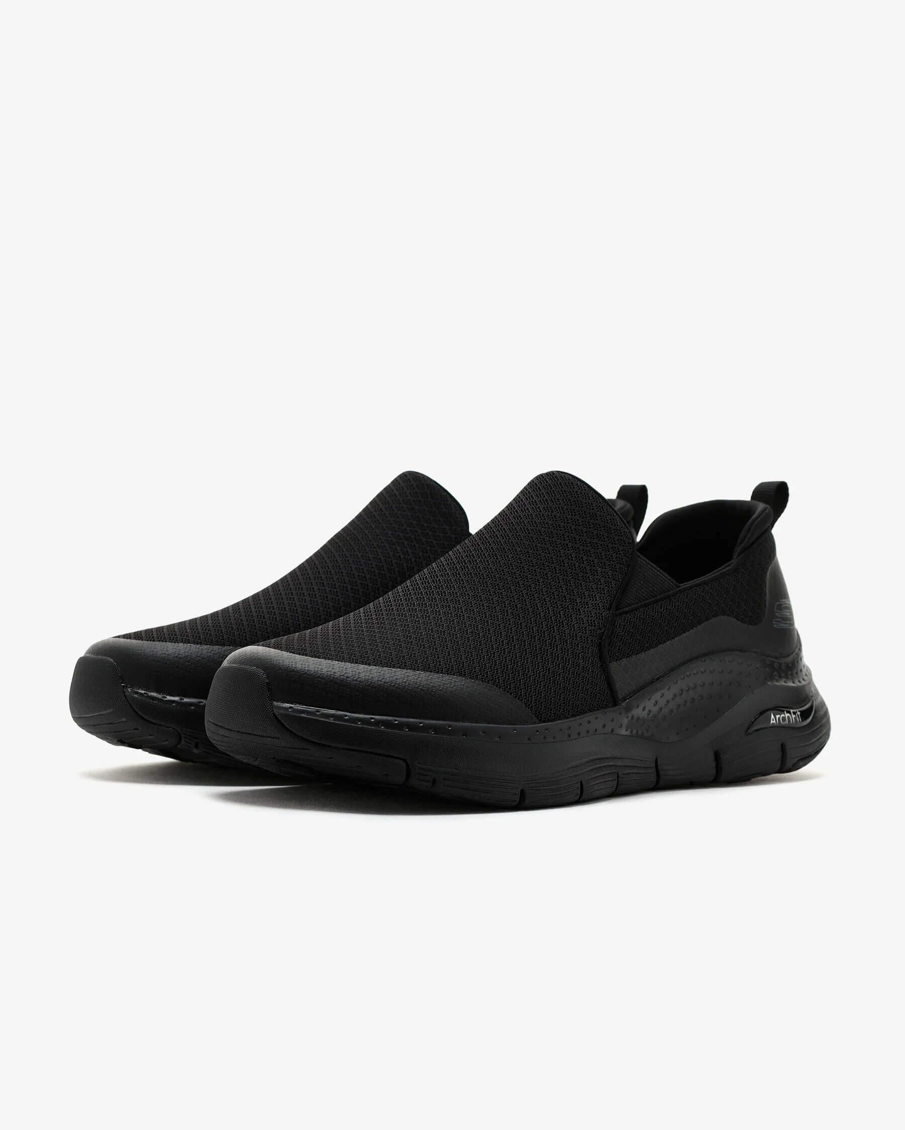 Skechers Arch Fit - Banlin 232043TK BBK Erkek Sneaker - Siyah