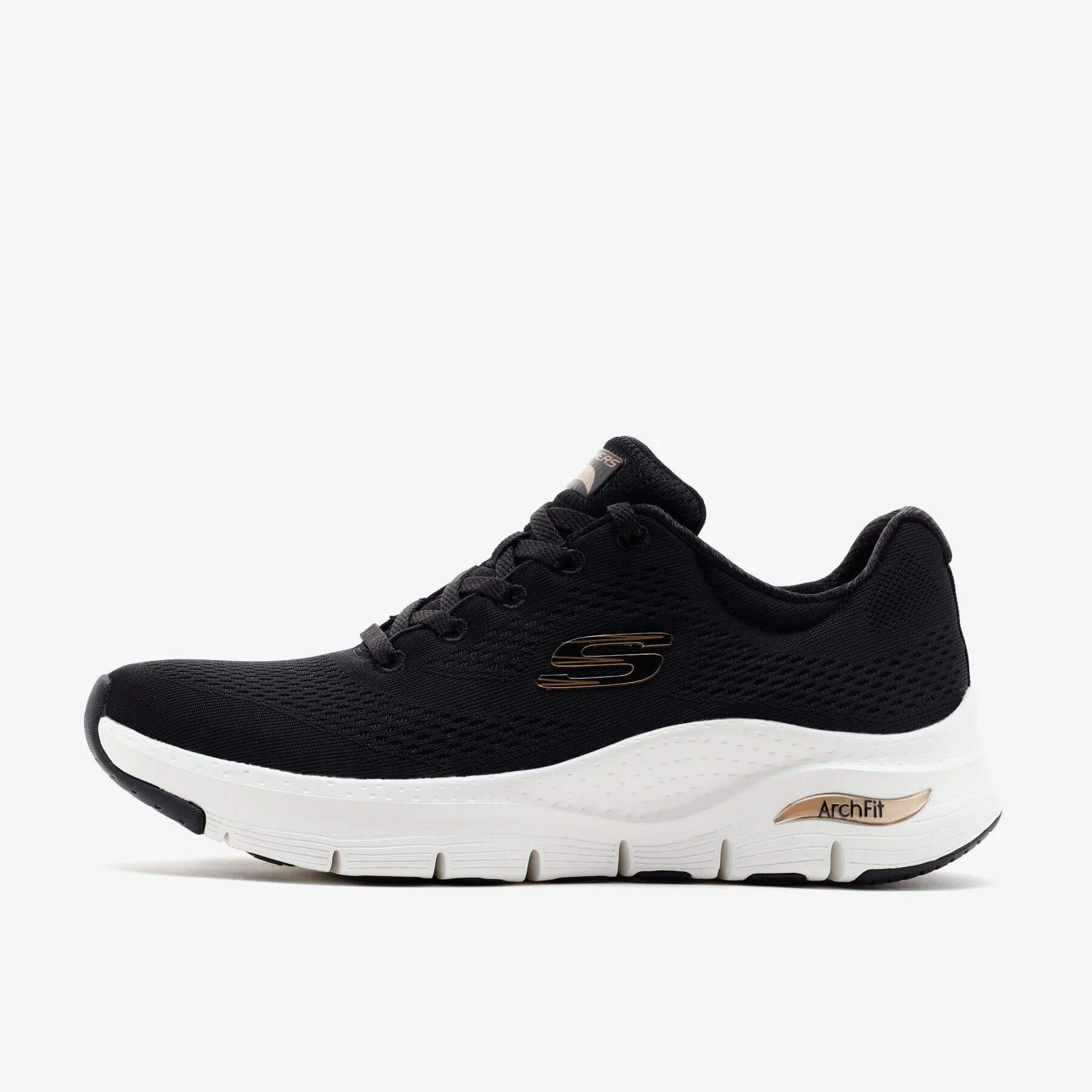 Skechers Arch Fit - Big Appeal 149057TK BKRG Kadın Sneaker - Siyah