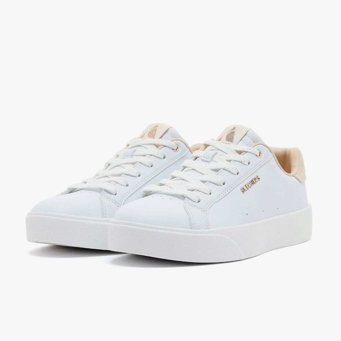 Skechers Belmont Alluring Charm 185535 WHT Kadın Sneaker - Beyaz