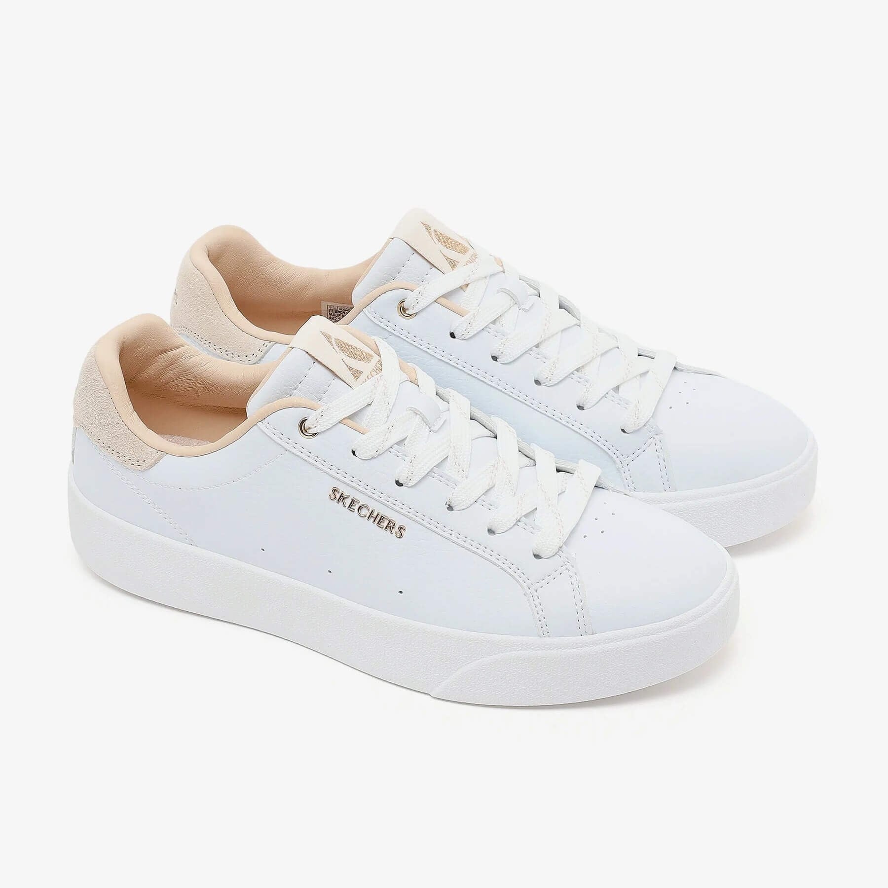 Skechers Belmont Alluring Charm 185535 WHT Kadın Sneaker - Beyaz