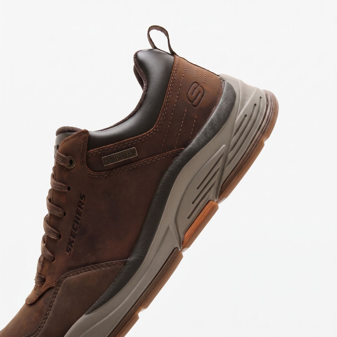 Skechers Benago Hombre 210021 CDB  Erkek Günlük Ayakkabı - Kahverengi