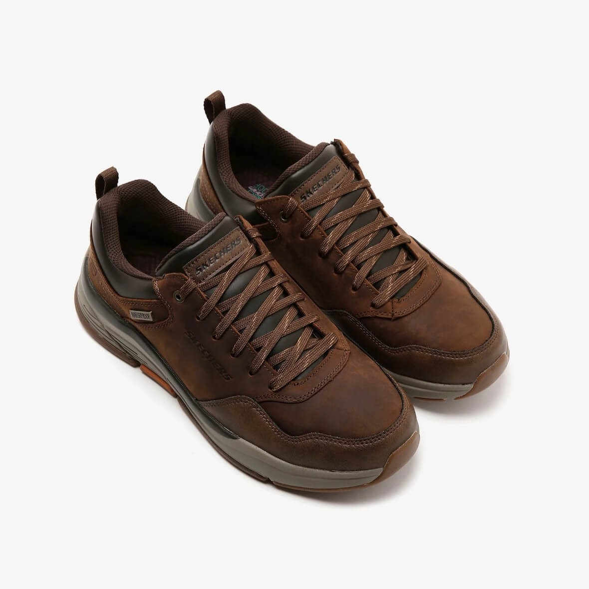 Skechers Benago Hombre 210021 CDB  Erkek Günlük Ayakkabı - Kahverengi
