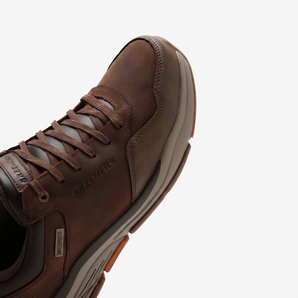 Skechers Benago Hombre 210021 CDB  Erkek Günlük Ayakkabı - Kahverengi