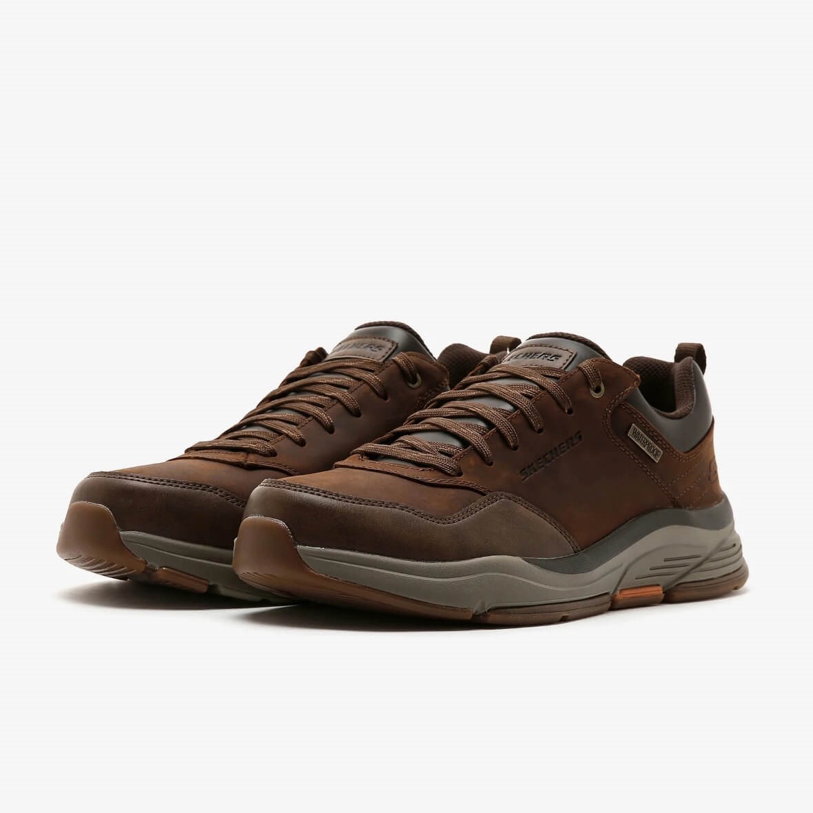 Skechers Benago Hombre 210021 CDB  Erkek Günlük Ayakkabı - Kahverengi