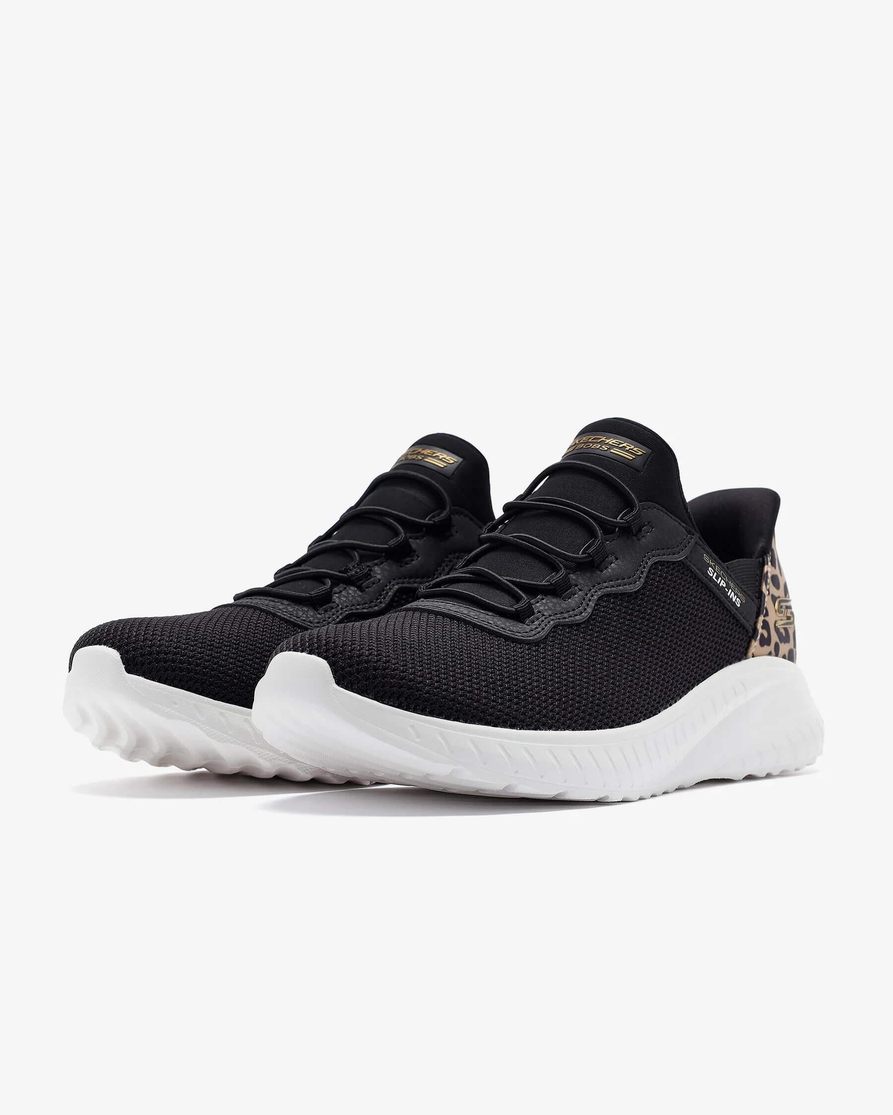 Skechers Bobs Squad Chaos 117499 BBK Kadın Sneaker - Siyah