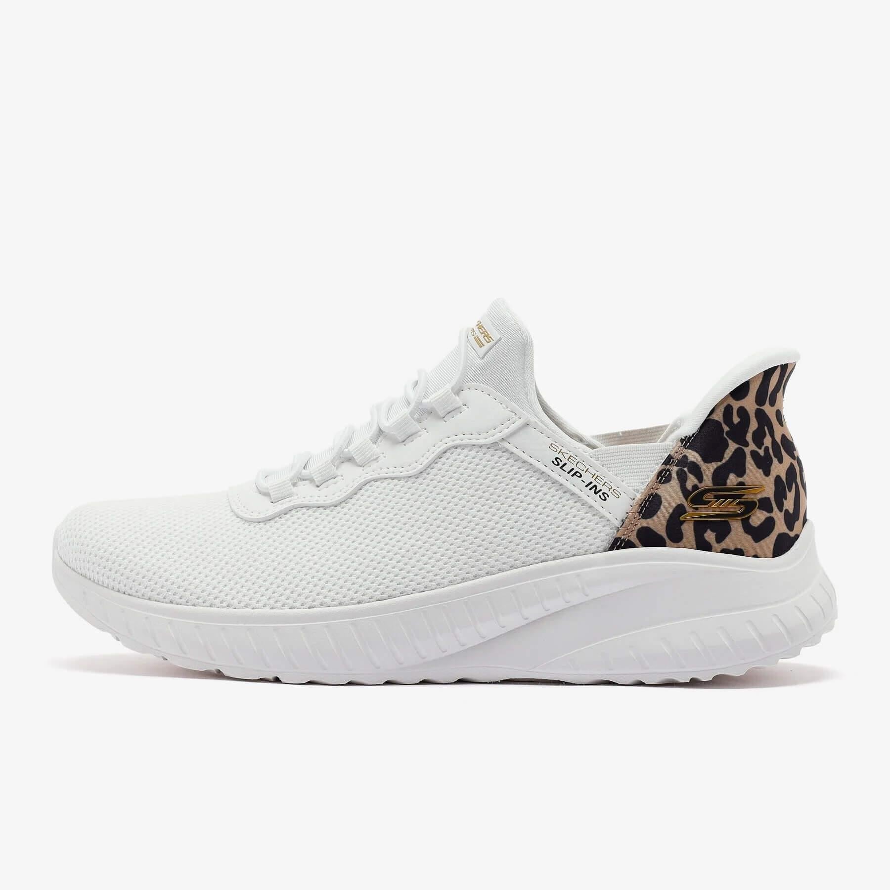 Skechers Bobs Squad Chaos 117499 WHT Kadın Sneaker - Beyaz