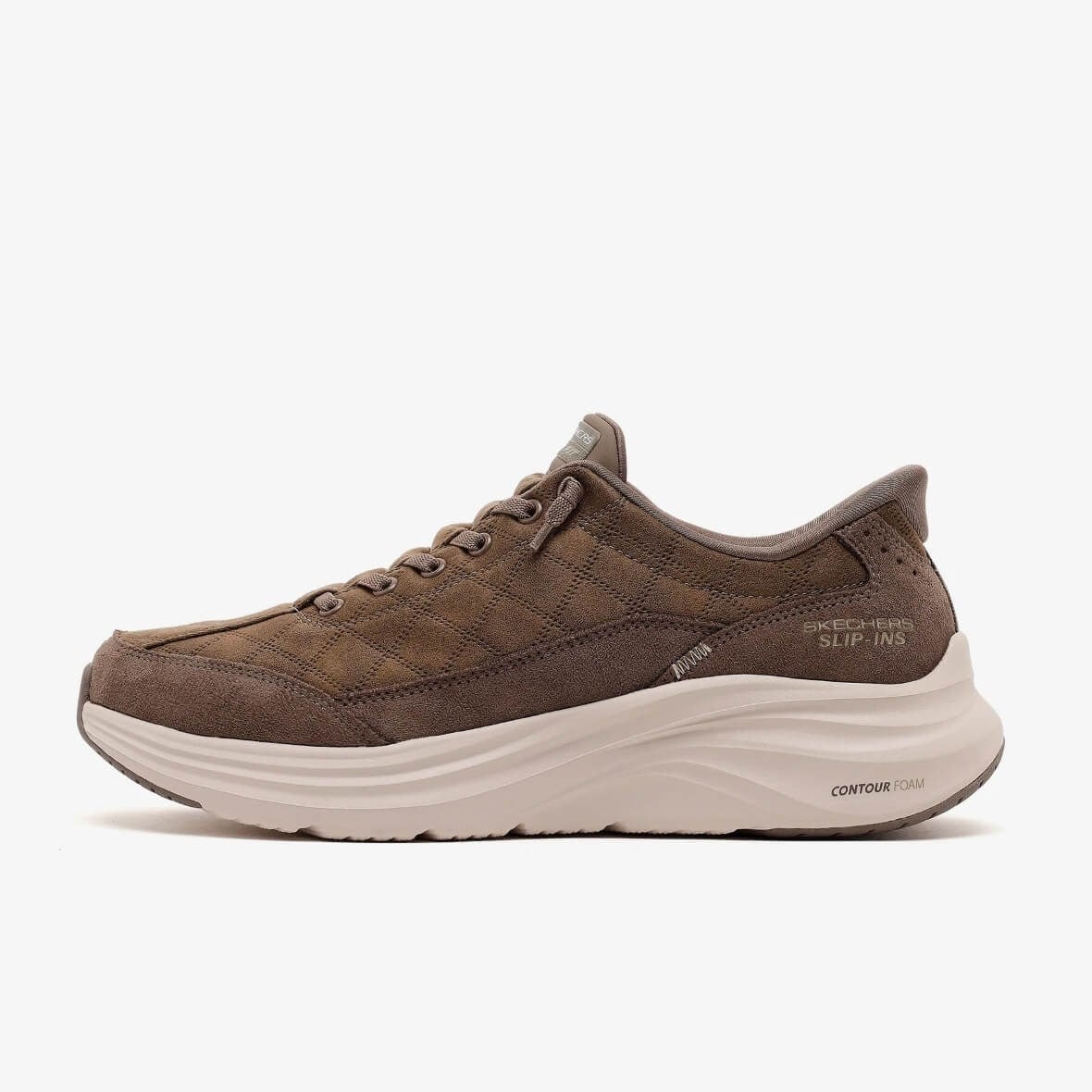 Skechers Contour Foam Calvoro 233290 DKTP Erkek Spor Ayakkabı - Sütlü Kahve