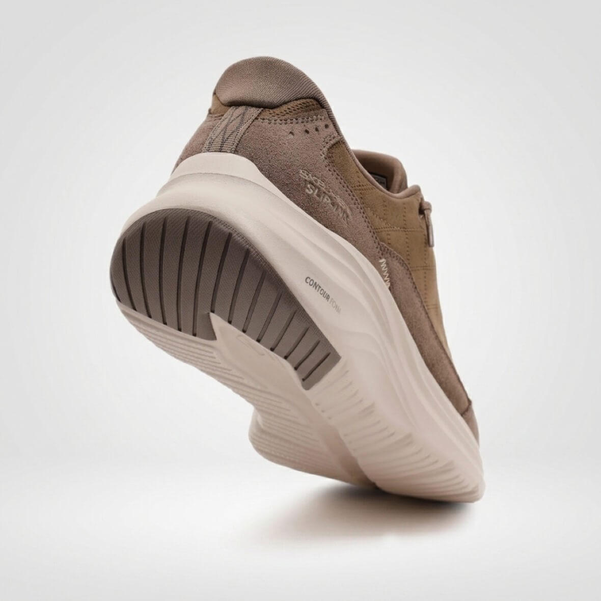 Skechers Contour Foam Calvoro 233290 DKTP Erkek Spor Ayakkabı - Sütlü Kahve