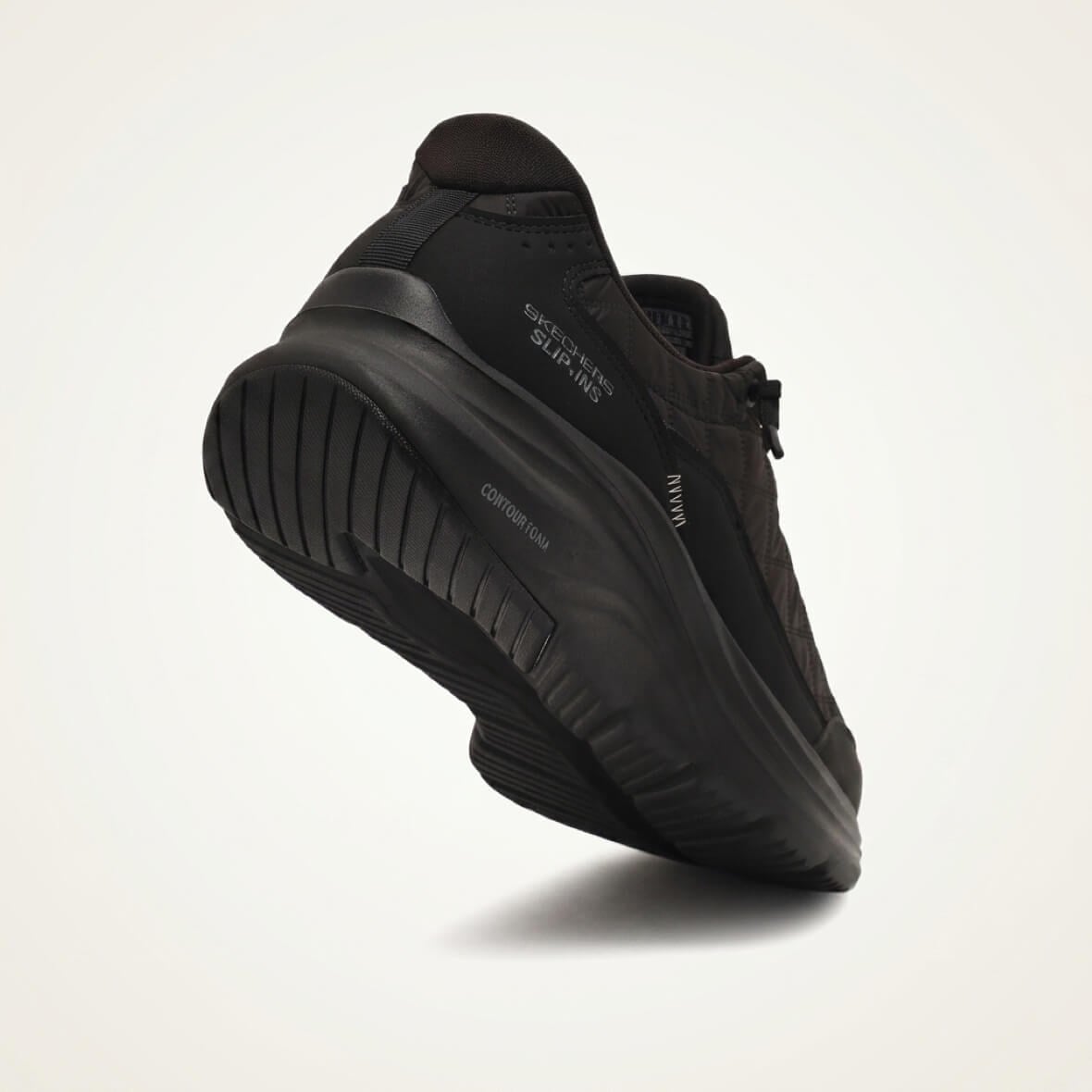 Skechers Contour Foam Cozy Fit 232619 BBK Erkek Spor Ayakkabı - Siyah