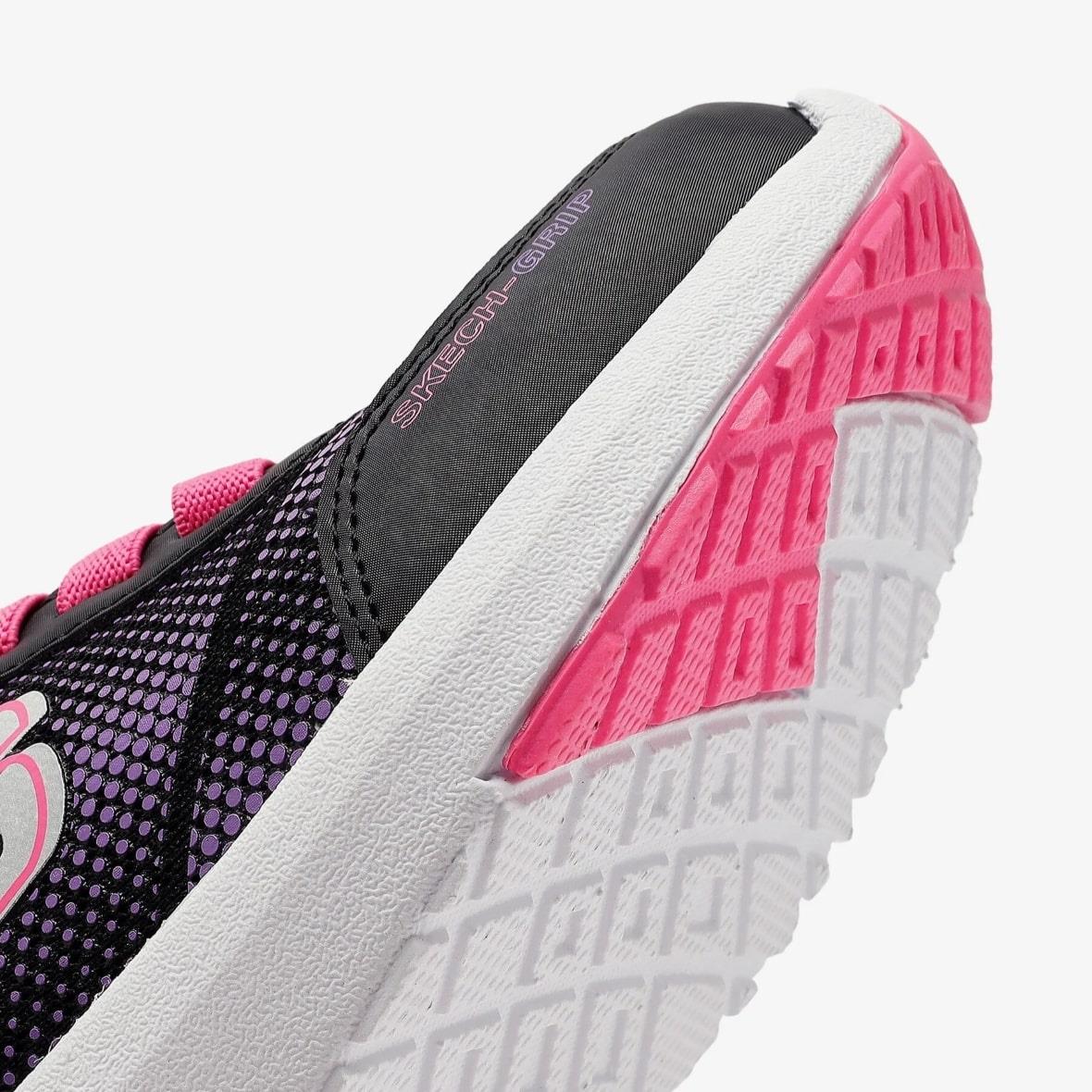 Skechers Dynamic Tread - Journey Time 303387L BKHP Çocuk Spor Ayakkabı - Siyah