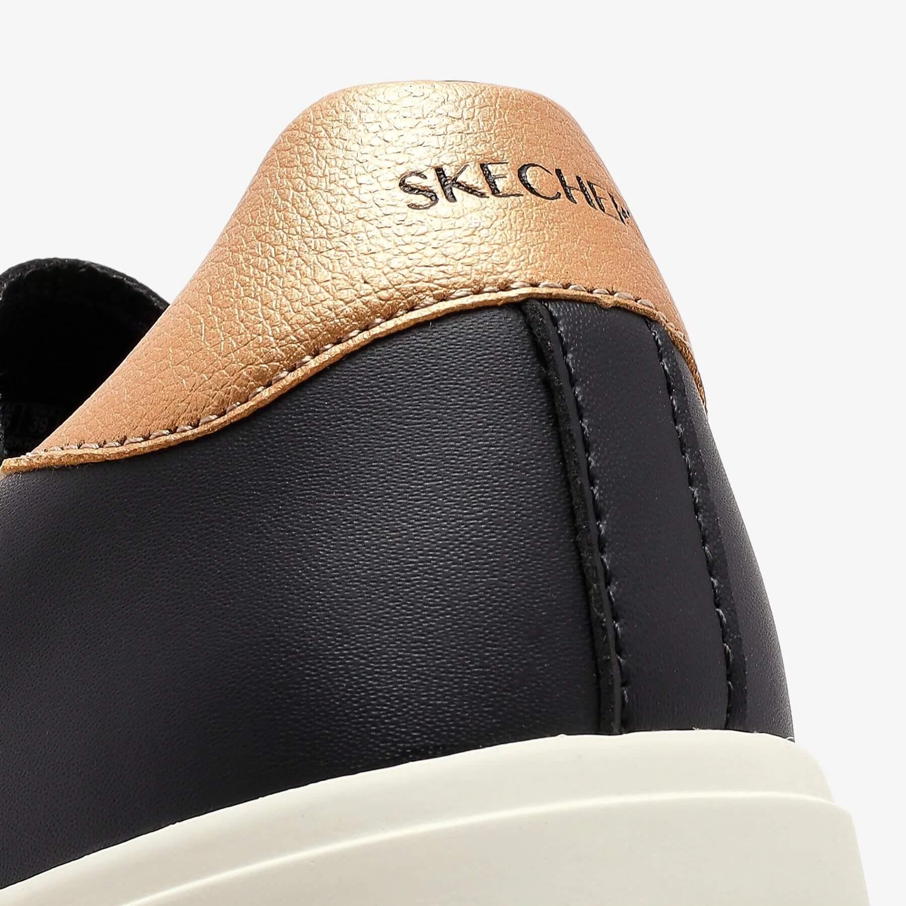 Skechers Eden LX - Beaming Glory 185016 BKRG Kadın Sneaker - Siyah