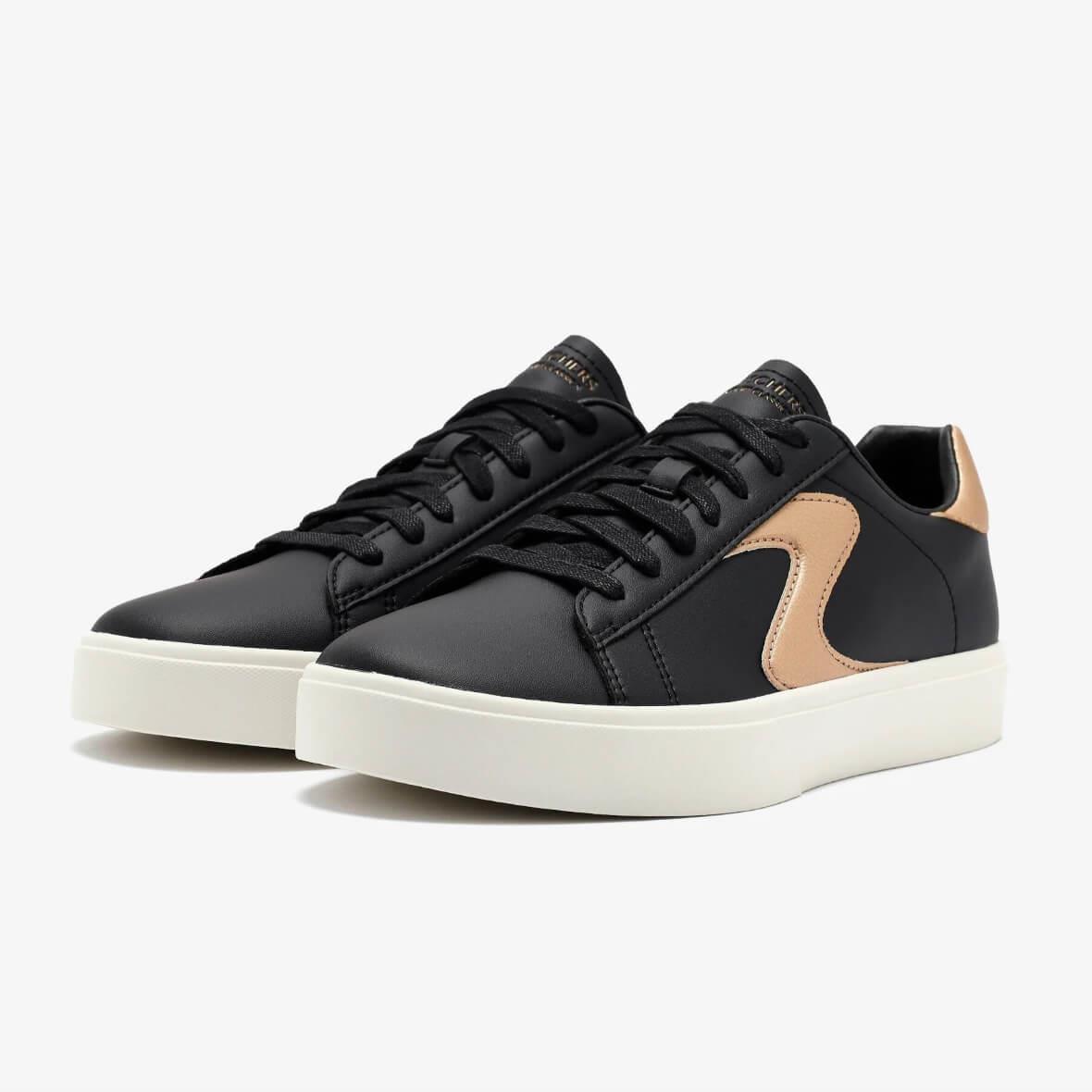Skechers Eden LX - Beaming Glory 185016 BKRG Kadın Sneaker - Siyah