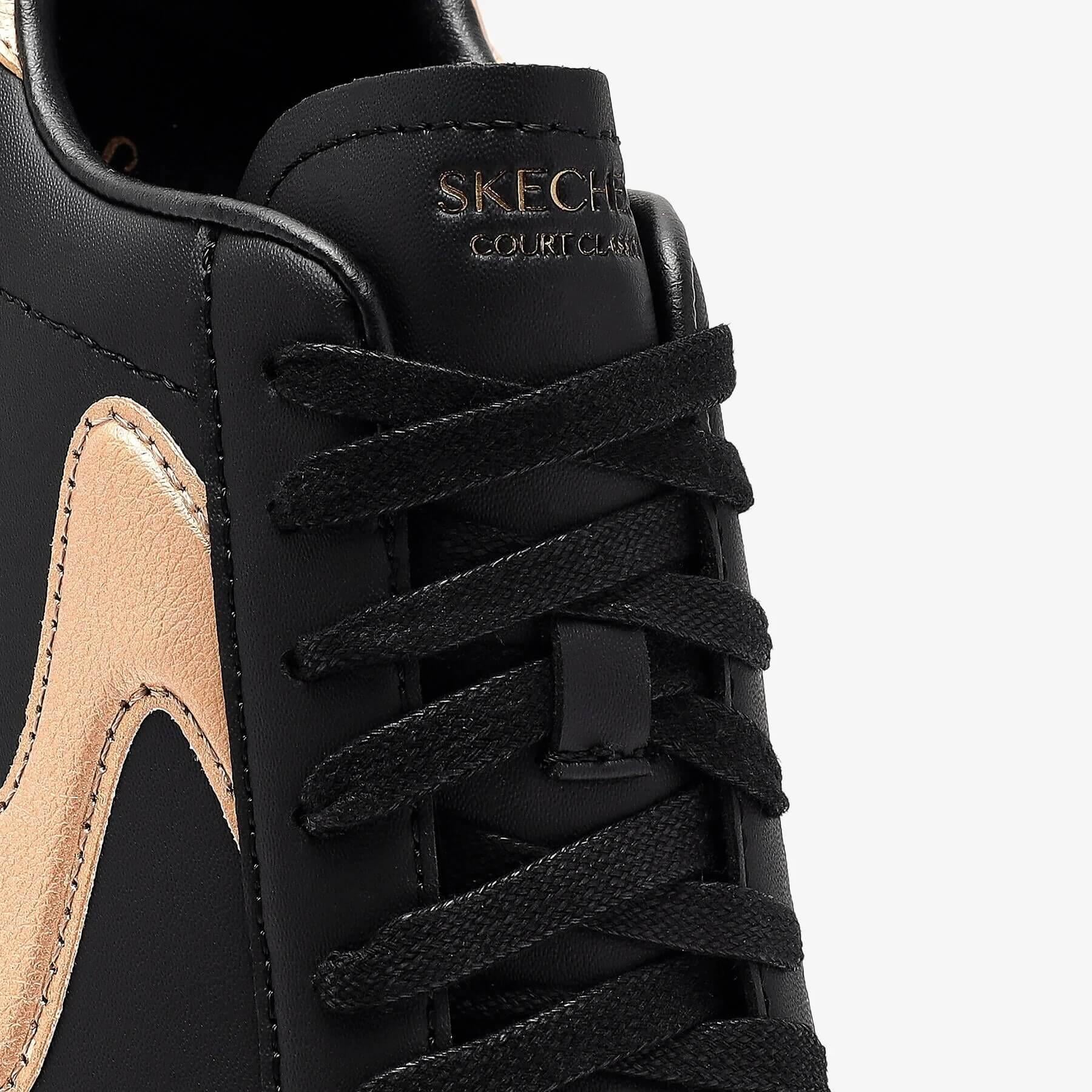 Skechers Eden LX - Beaming Glory 185016 BKRG Kadın Sneaker - Siyah