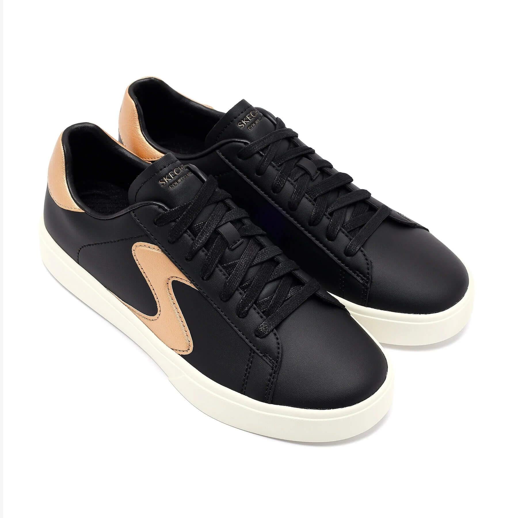 Skechers Eden LX - Beaming Glory 185016 BKRG Kadın Sneaker - Siyah