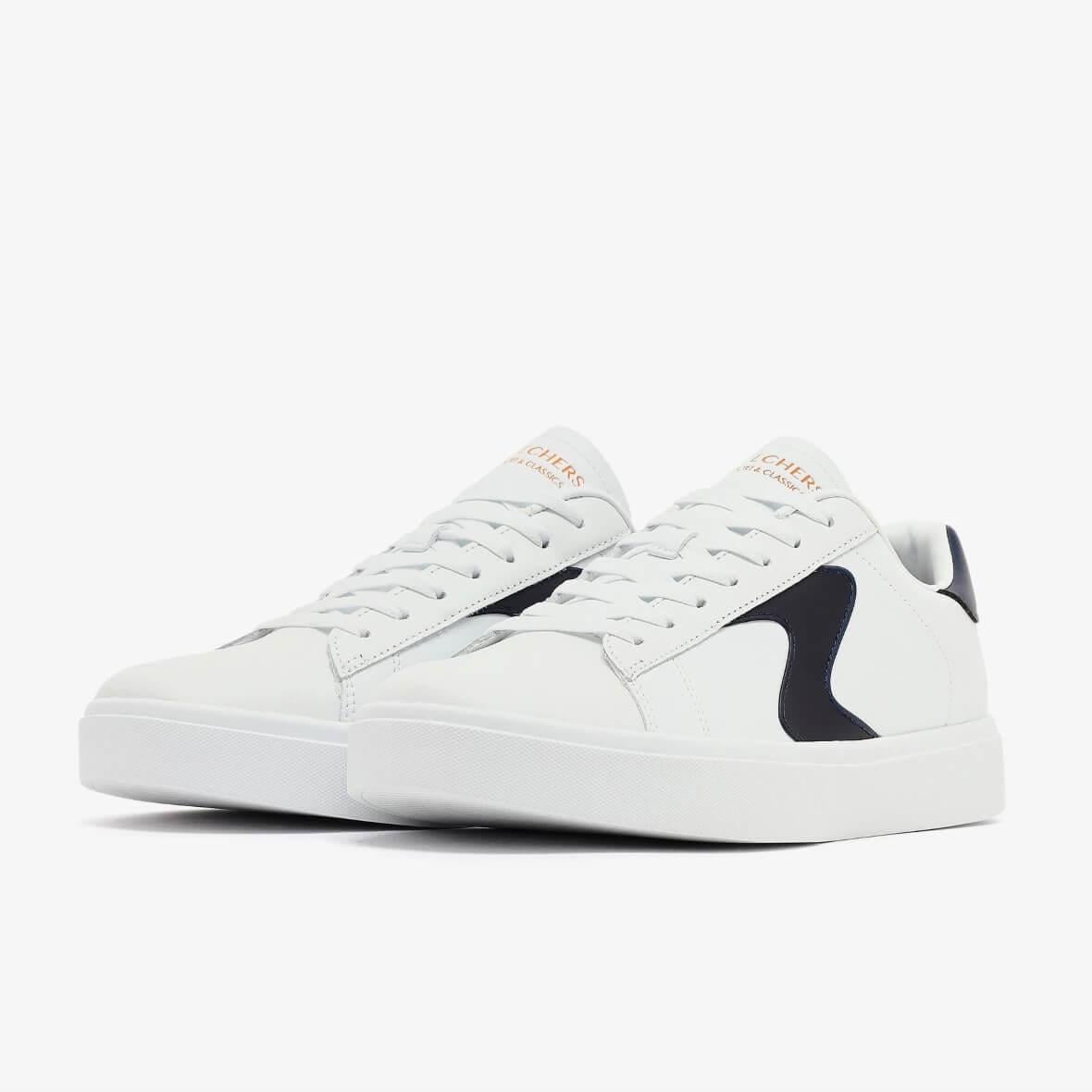 Skechers Eden LX - Remembrance 232865 WNV Erkek Sneaker - Beyaz / Lacivert