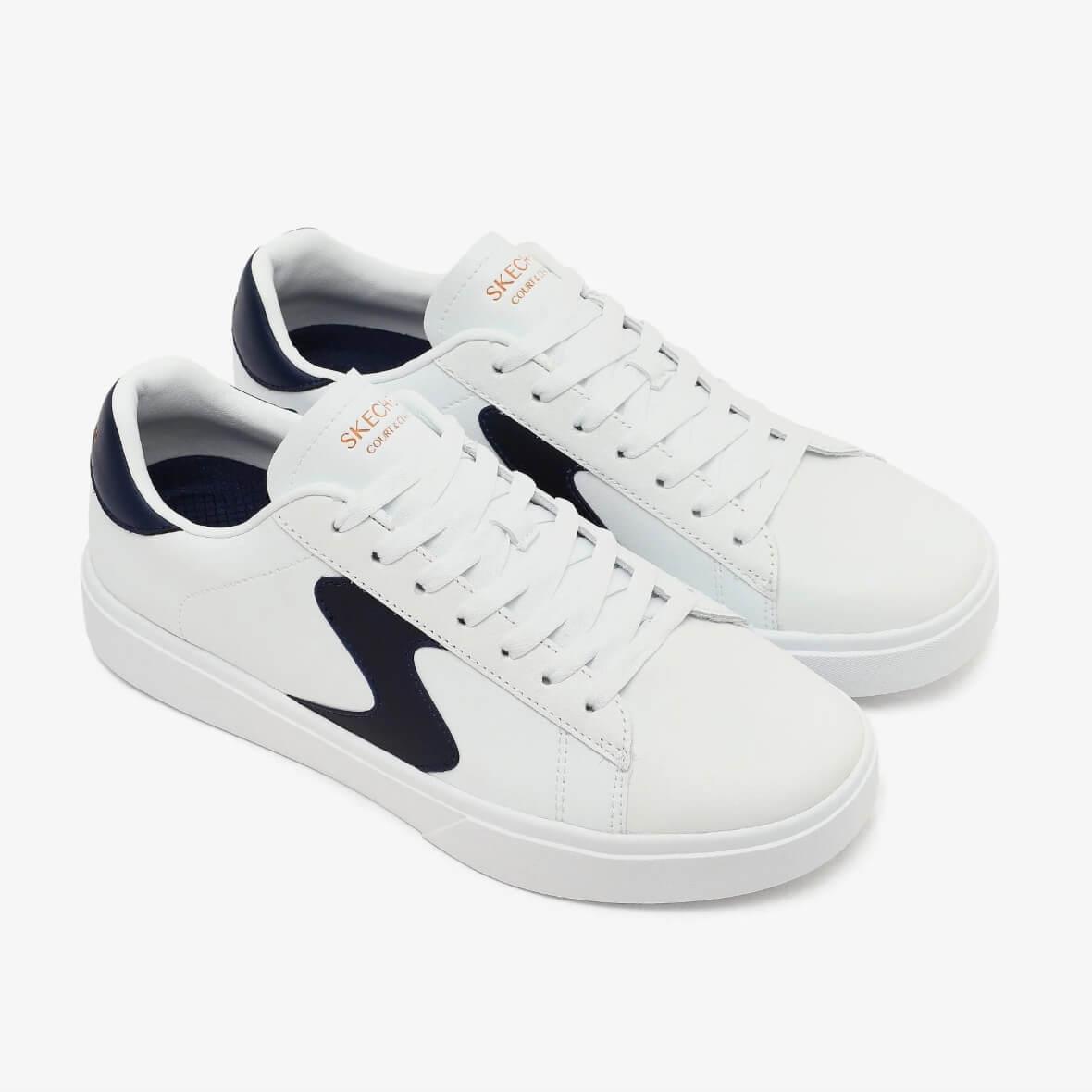 Skechers Eden LX - Remembrance 232865 WNV Erkek Sneaker - Beyaz / Lacivert