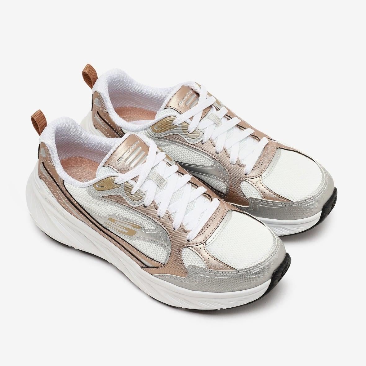 Skechers Edgeride - Golden Haze 150494 GDSL Kadın Sneaker - Beyaz / Pembe Altın