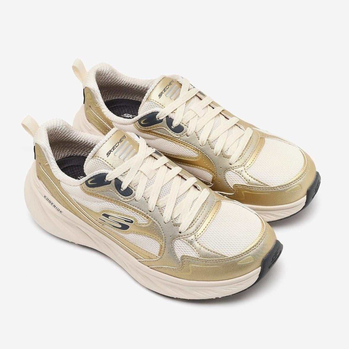 Skechers Edgeride - Golden Haze 150494 GDSL Kadın Sneaker - Bej / Altın