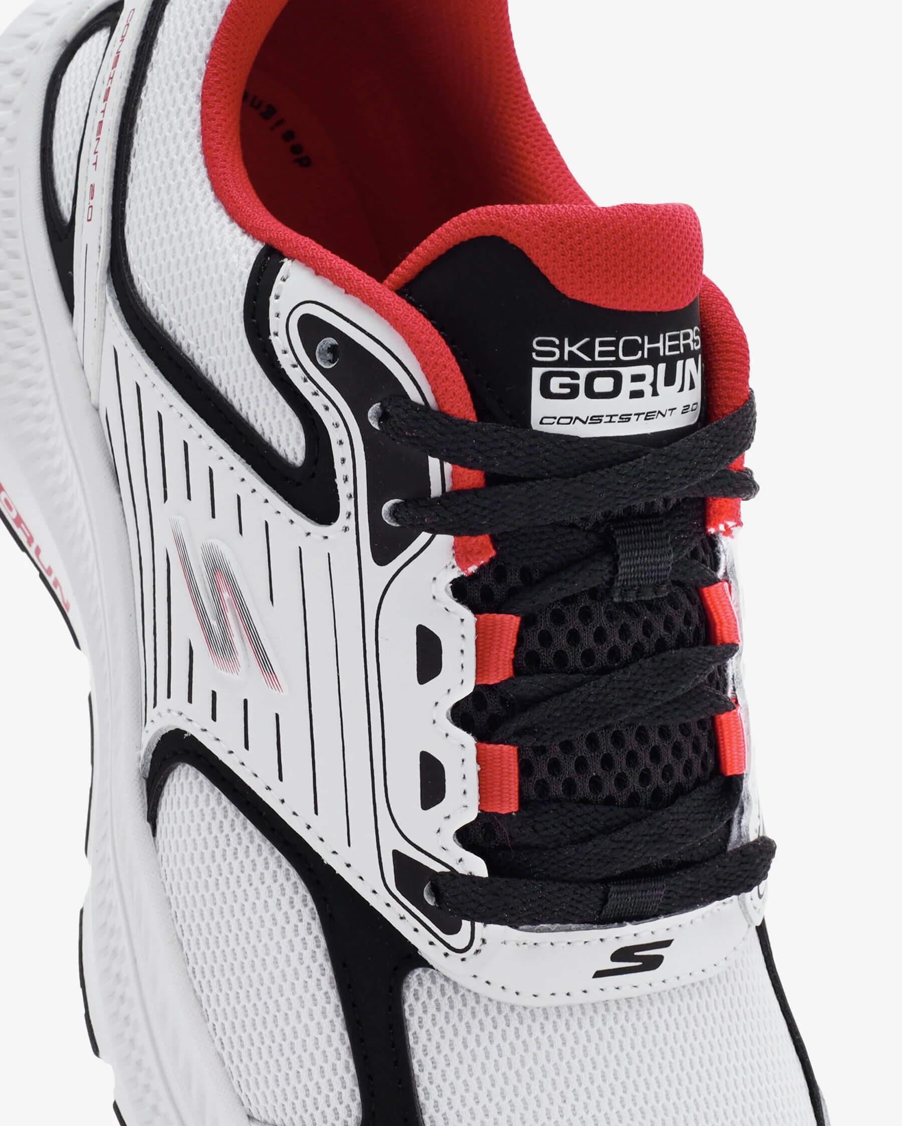 Skechers Go Run Consistent 2.0 220866 WBK Erkek Sneaker - Beyaz