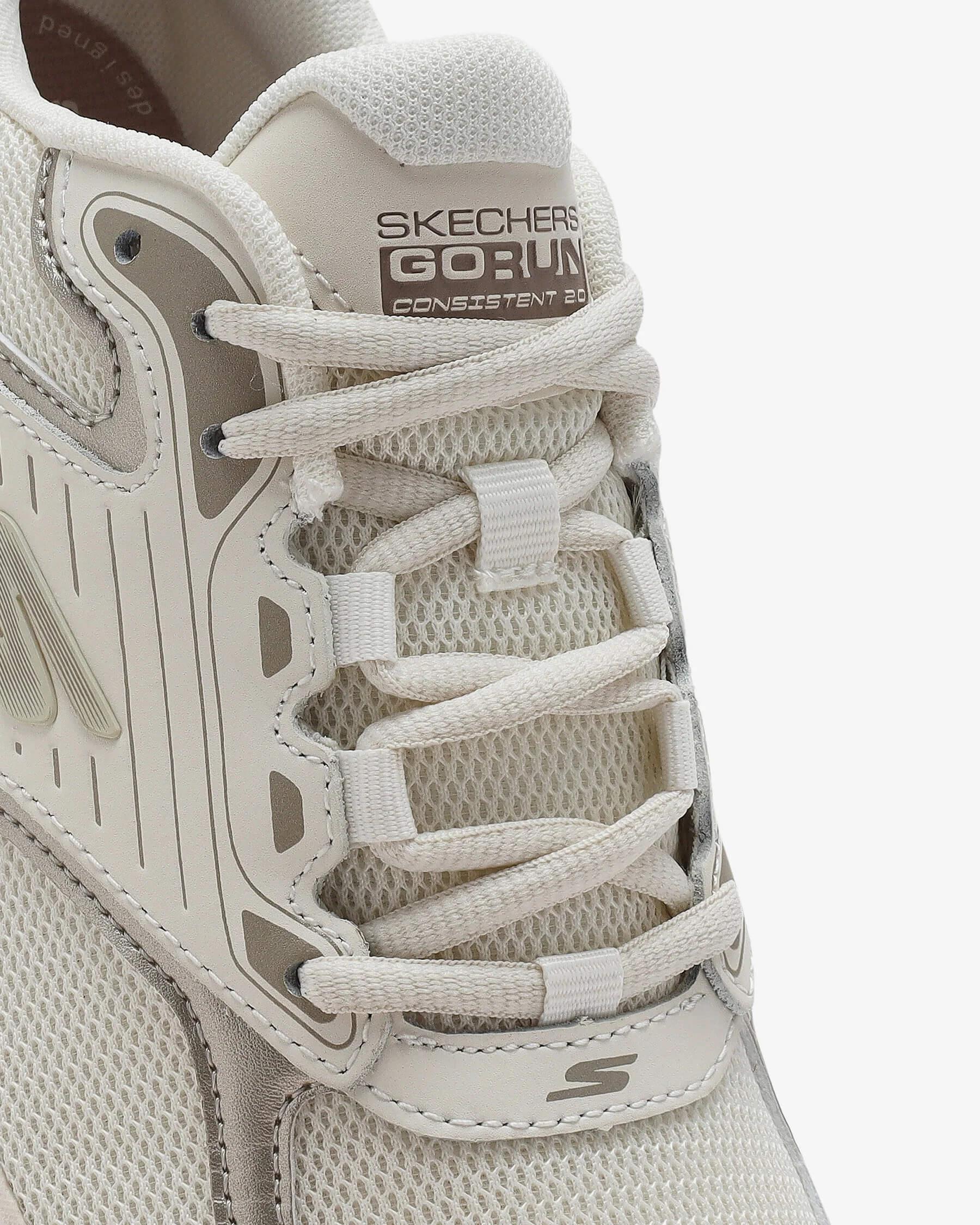 Skechers Go Run Consistent 2.0 - Advantage 128606 NAT Kadın Sneaker - Bej