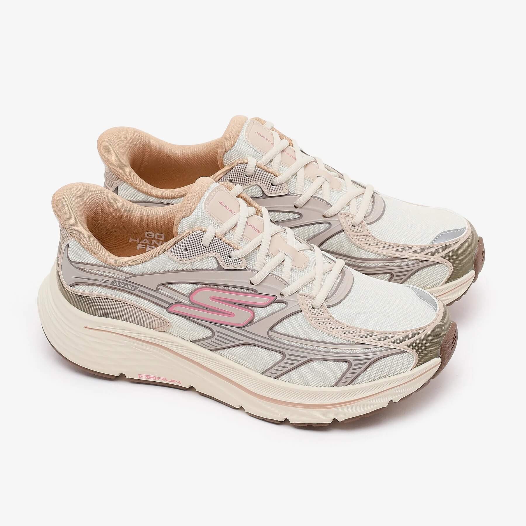 Skechers Go Run Consistent 3 - City Cruise 129051 NAT Kadın Sneaker - Bej