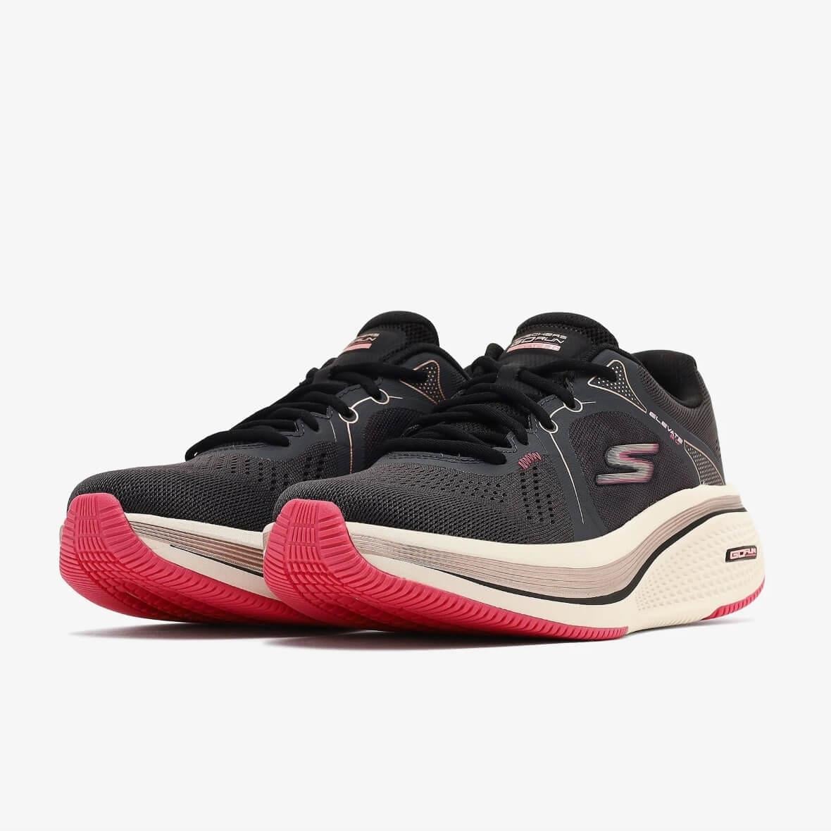 Skechers Go Run Elevate 2.0 - Quartz 129005 BKPK Kadın Sneaker - Siyah