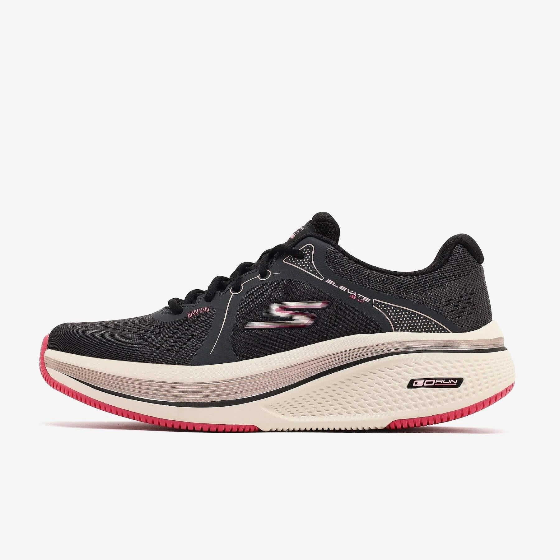Skechers Go Run Elevate 2.0 - Quartz 129005 BKPK Kadın Sneaker - Siyah