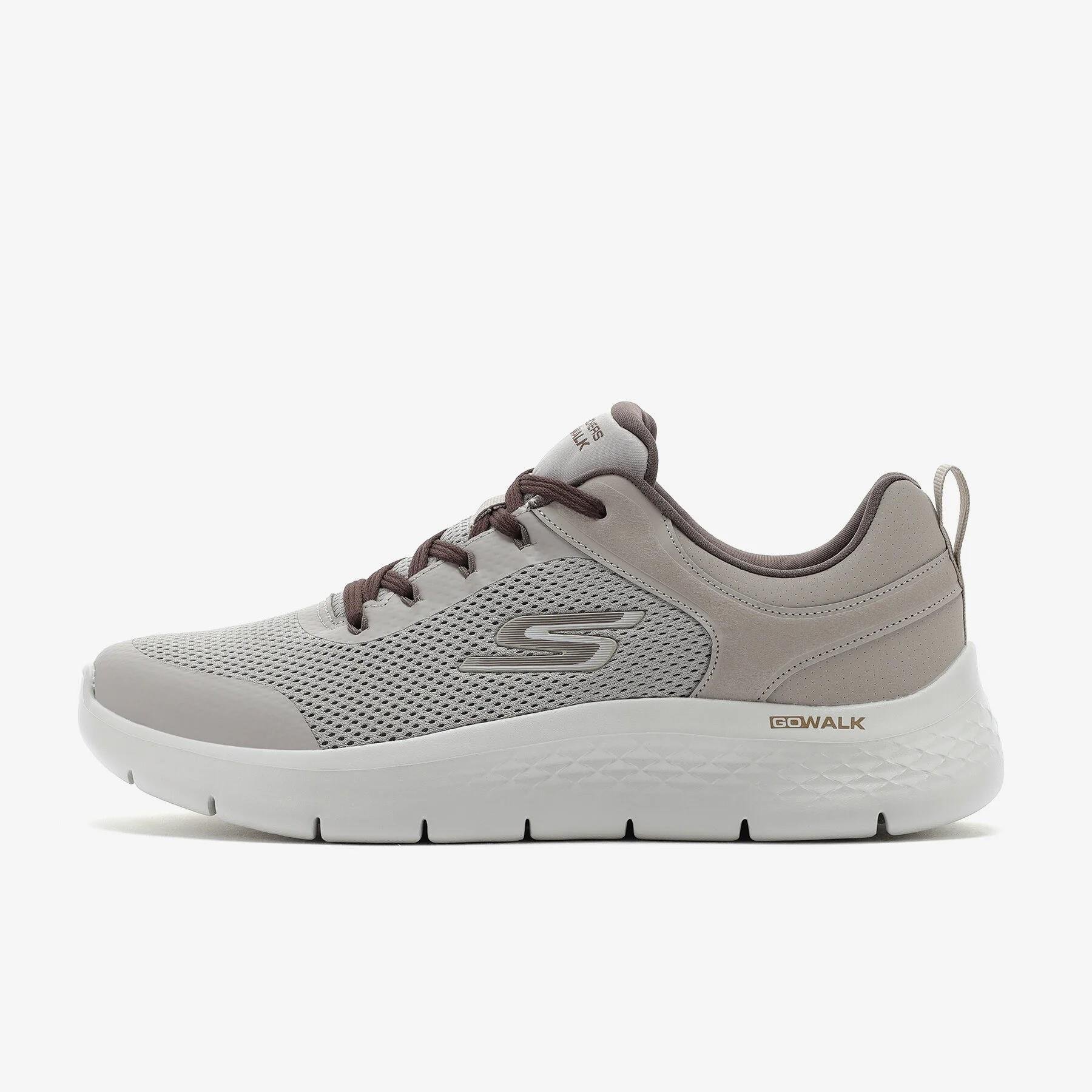 Skechers Go Walk Flex - Independent 216495TK TAN Erkek Sneaker - Bej