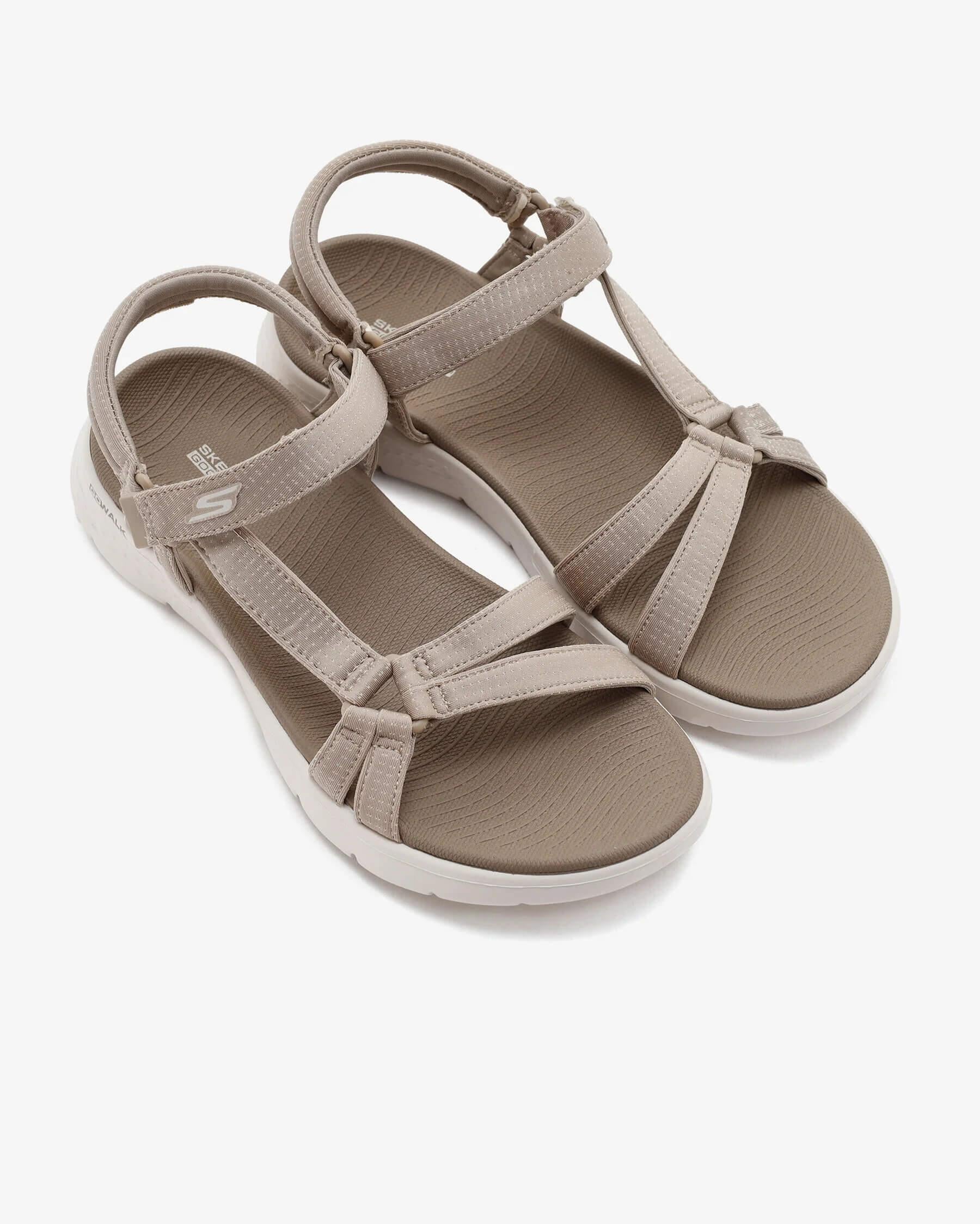 Skechers Go Walk Flex Sandal - Sublime 141451 TPE Kadın Sandalet - Bej