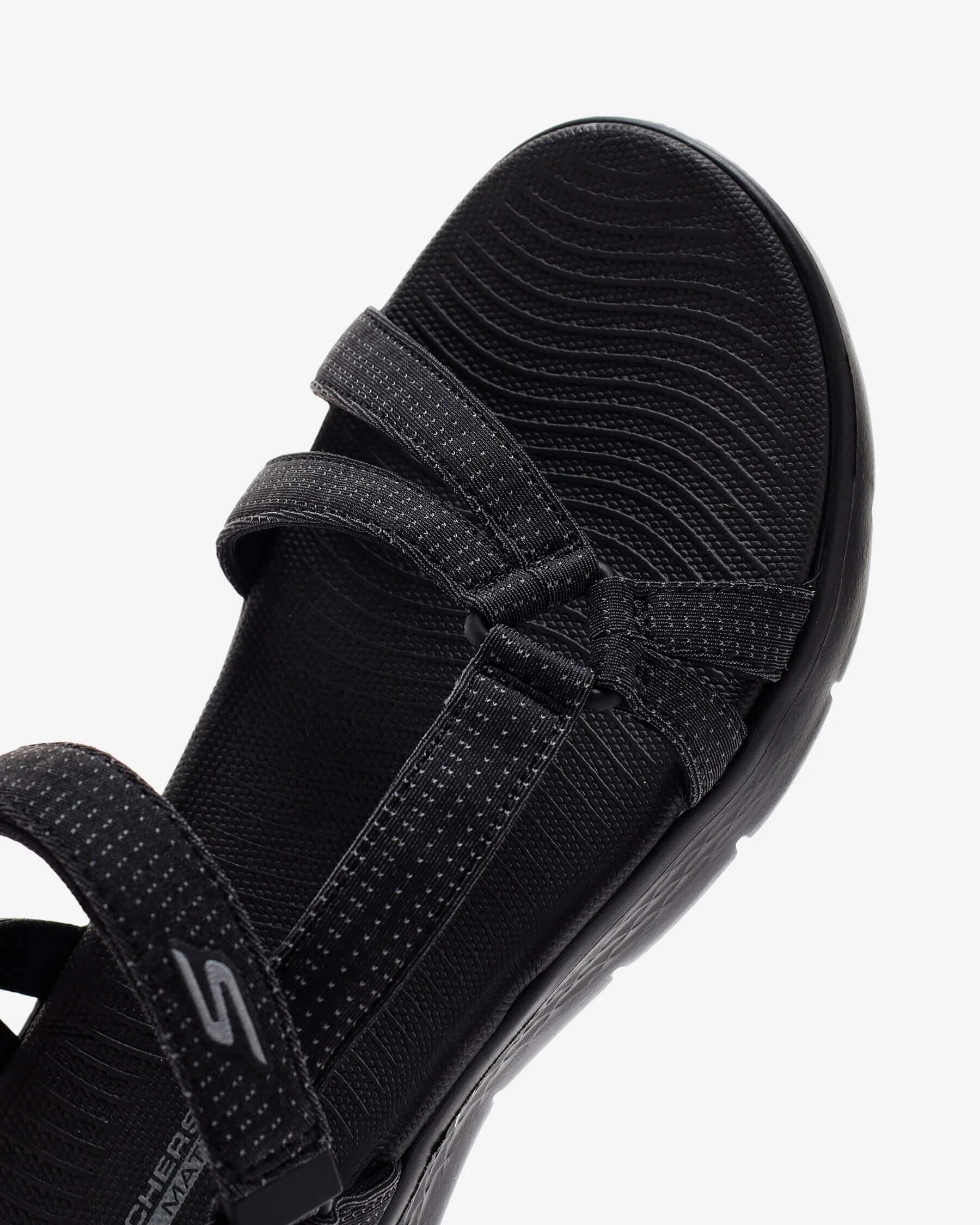 Skechers Go Walk Flex Sandal - Sublime 141451 BBK Kadın Sandalet - Siyah