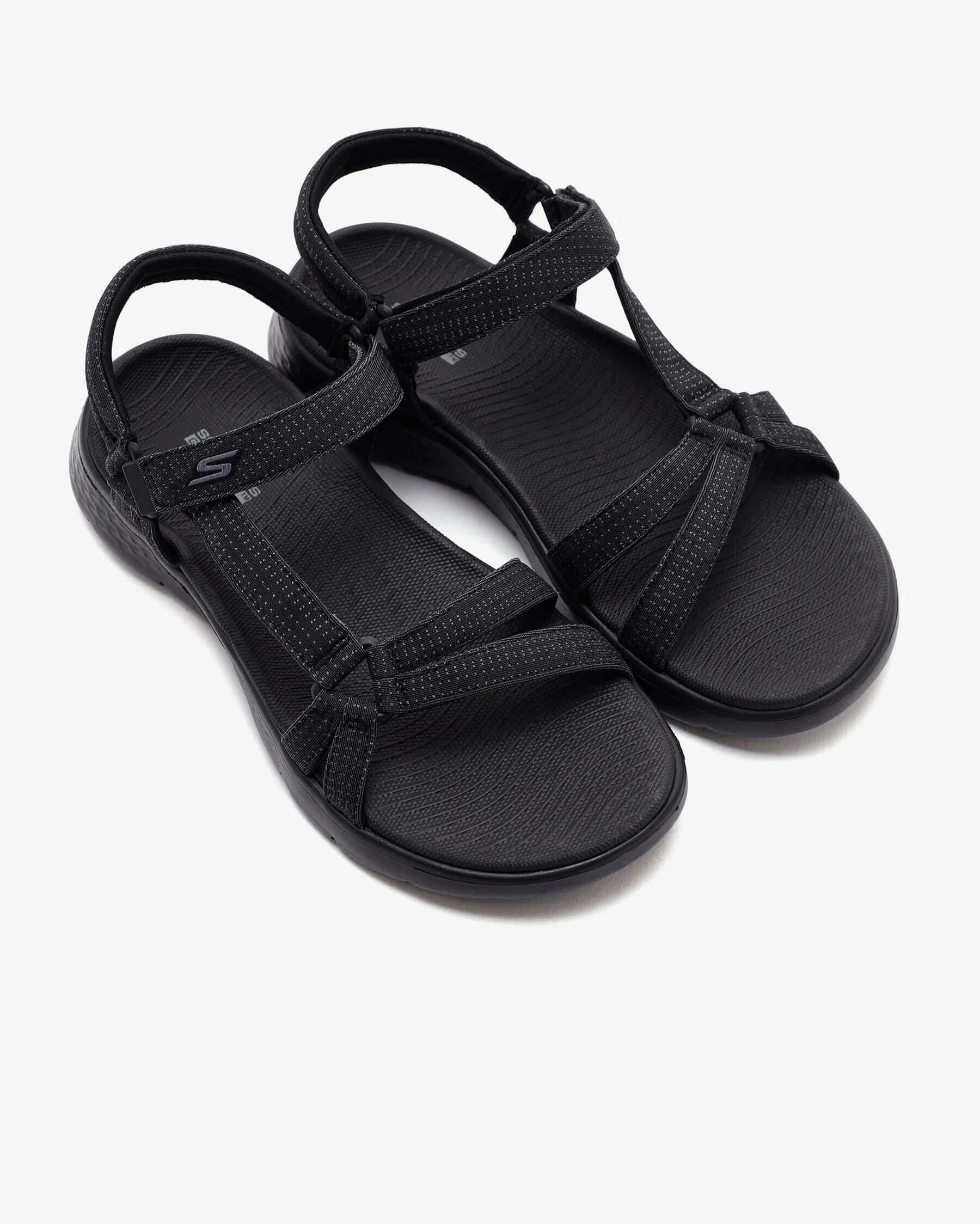 Skechers Go Walk Flex Sandal - Sublime 141451 BBK Kadın Sandalet - Siyah
