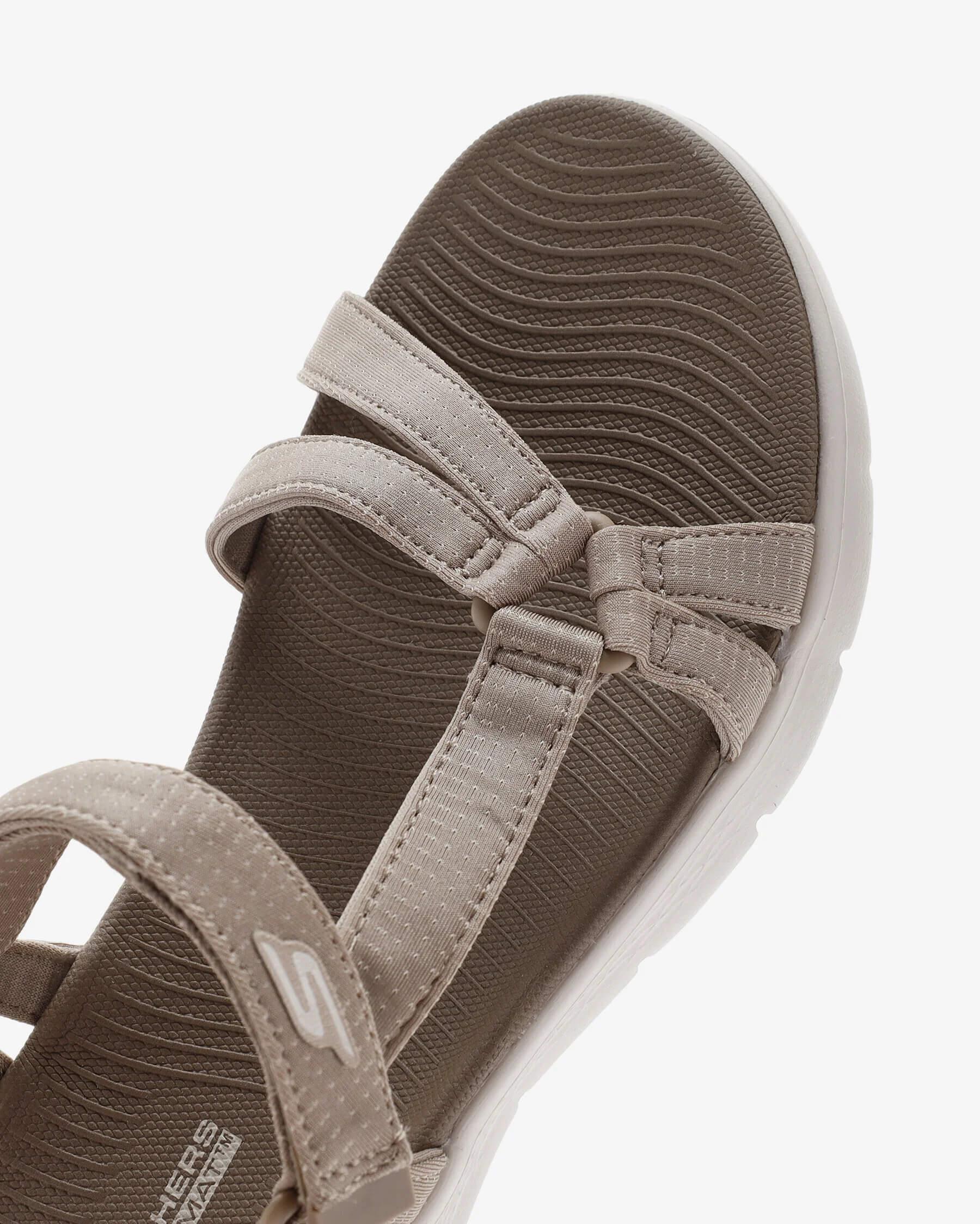 Skechers Go Walk Flex Sandal - Sublime 141451 TPE Kadın Sandalet - Bej