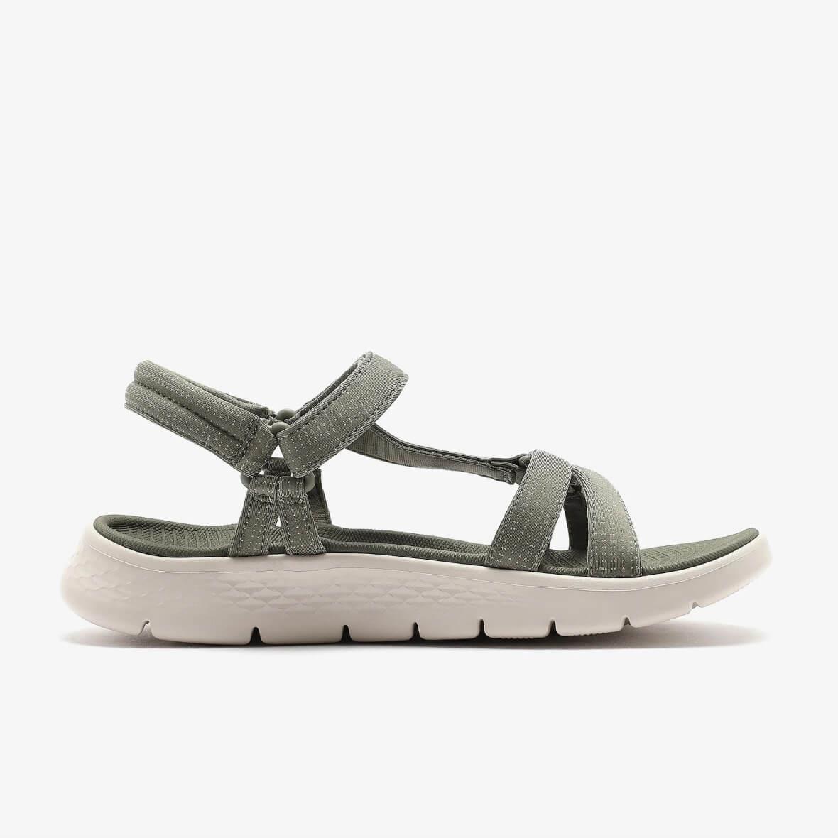 Skechers Go Walk Flex Sandal - Sublime 141451 OLV Kadın Sandalet - Zeytin