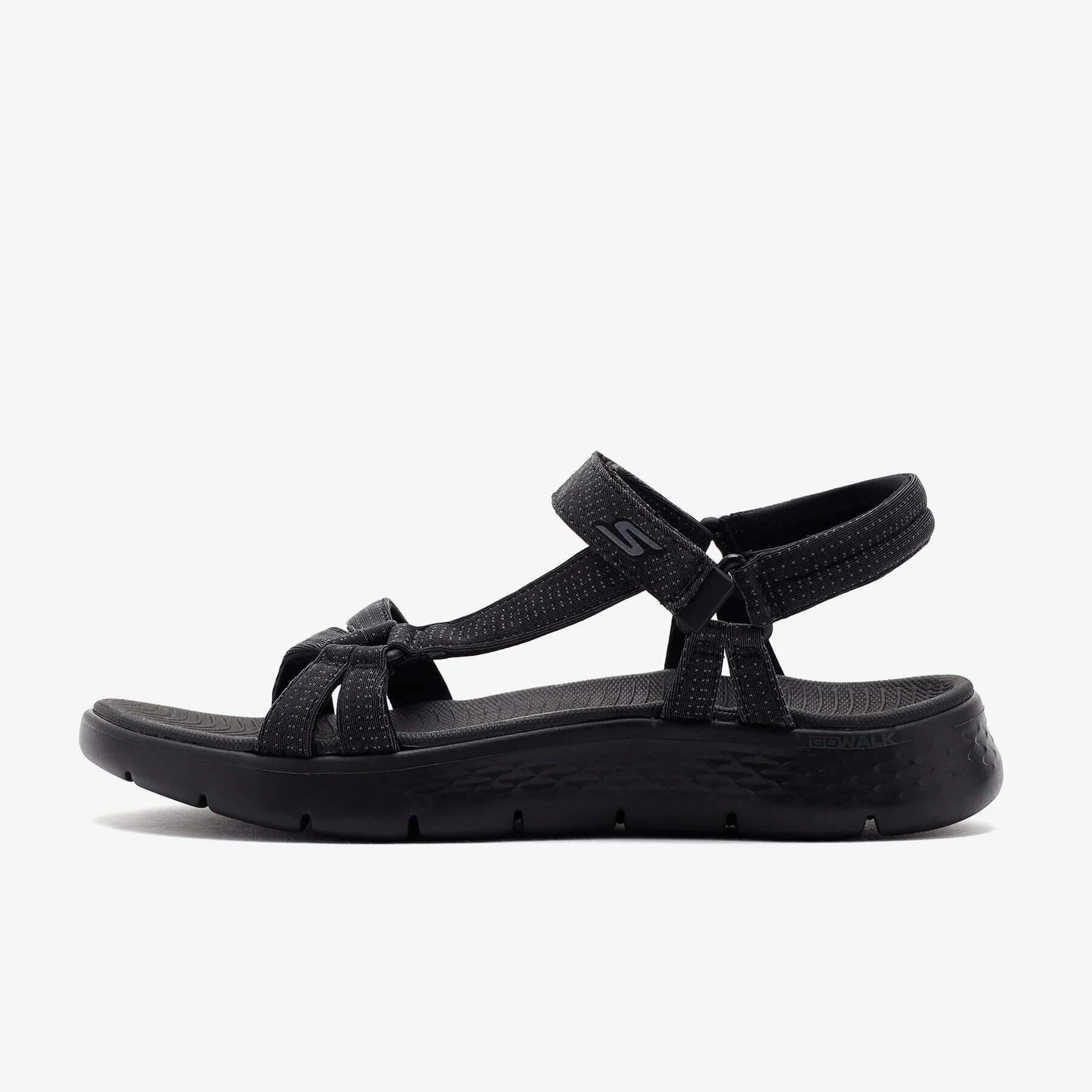 Skechers Go Walk Flex Sandal - Sublime 141451 BBK Kadın Sandalet - Siyah