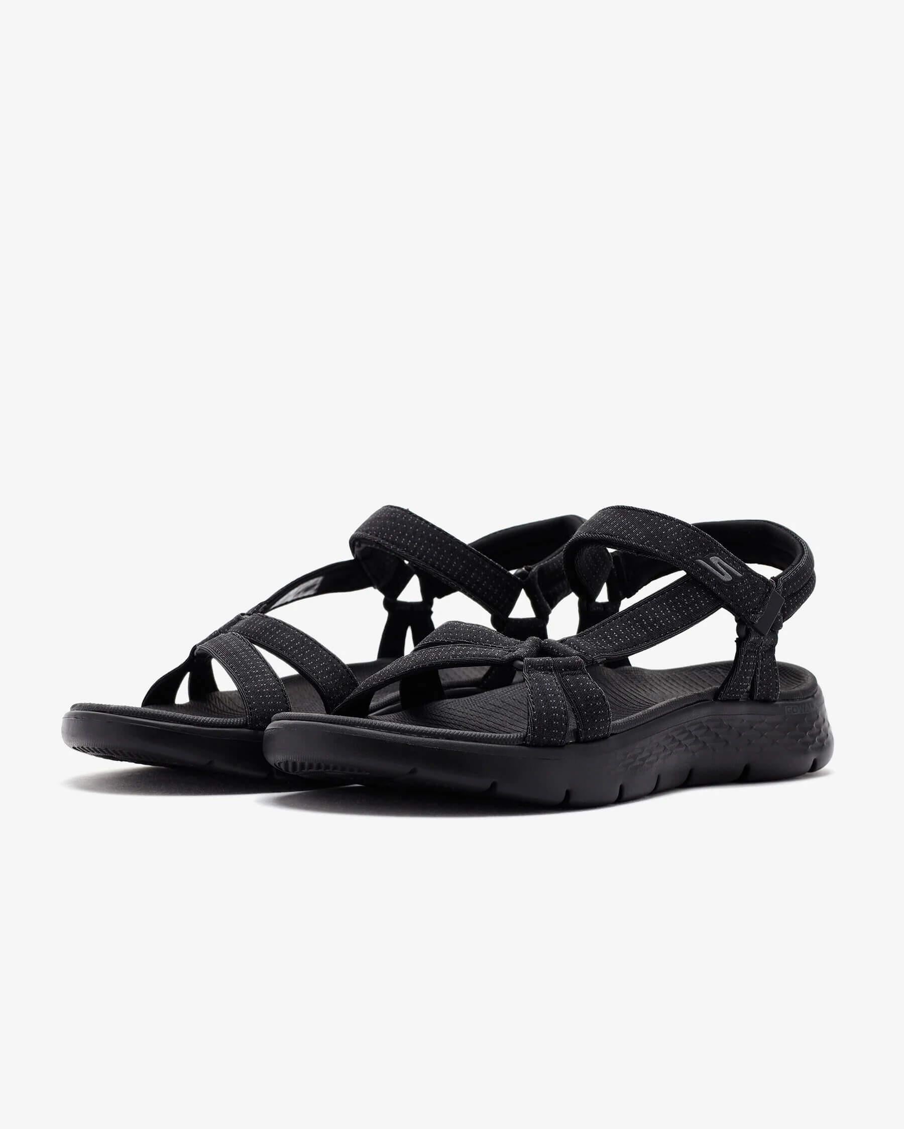 Skechers Go Walk Flex Sandal - Sublime 141451 BBK Kadın Sandalet - Siyah