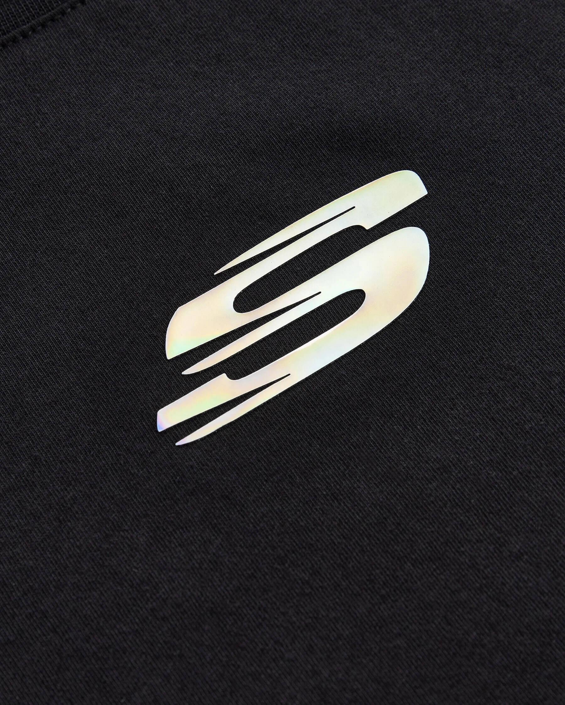 Skechers Graphic T-Shirt W Short Sleeve  S241011-001 Kadın T-shirt - Siyah