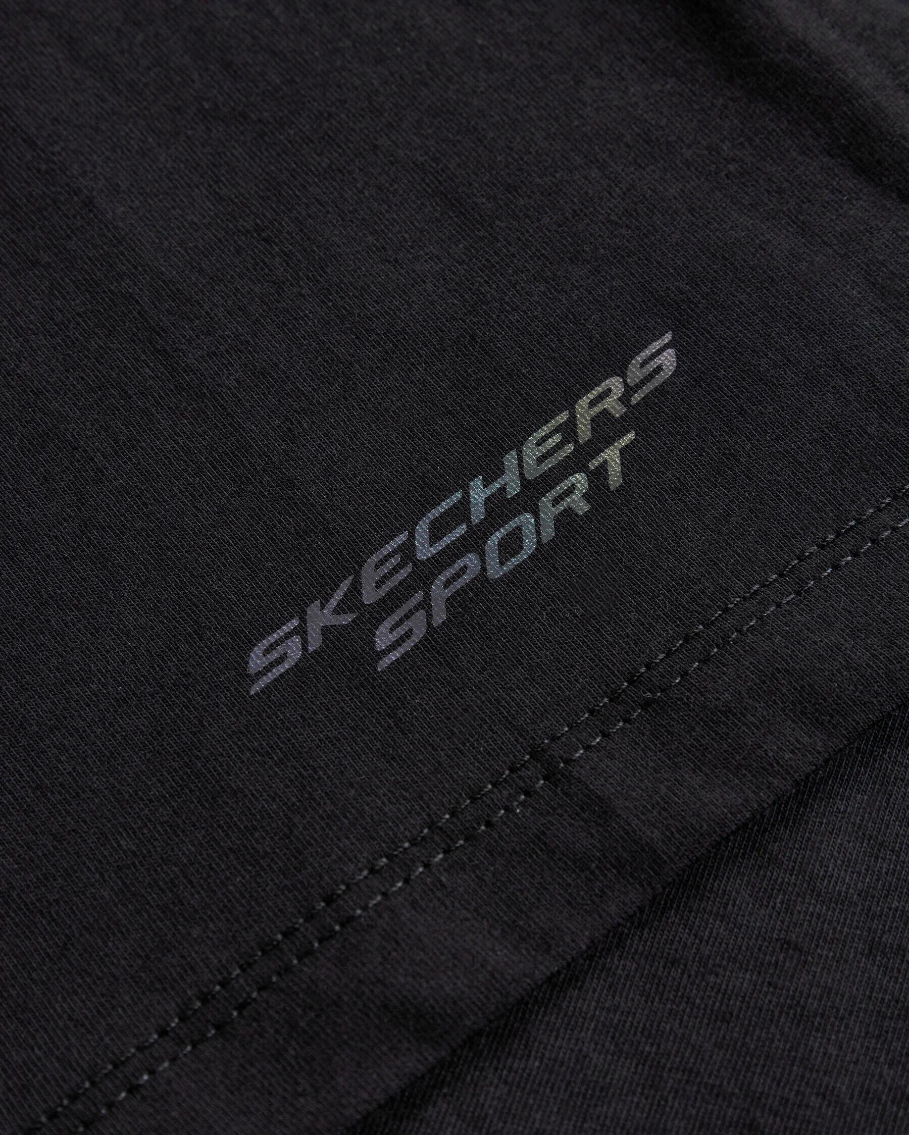 Skechers Graphic T-Shirt W Short Sleeve  S241011-001 Kadın T-shirt - Siyah