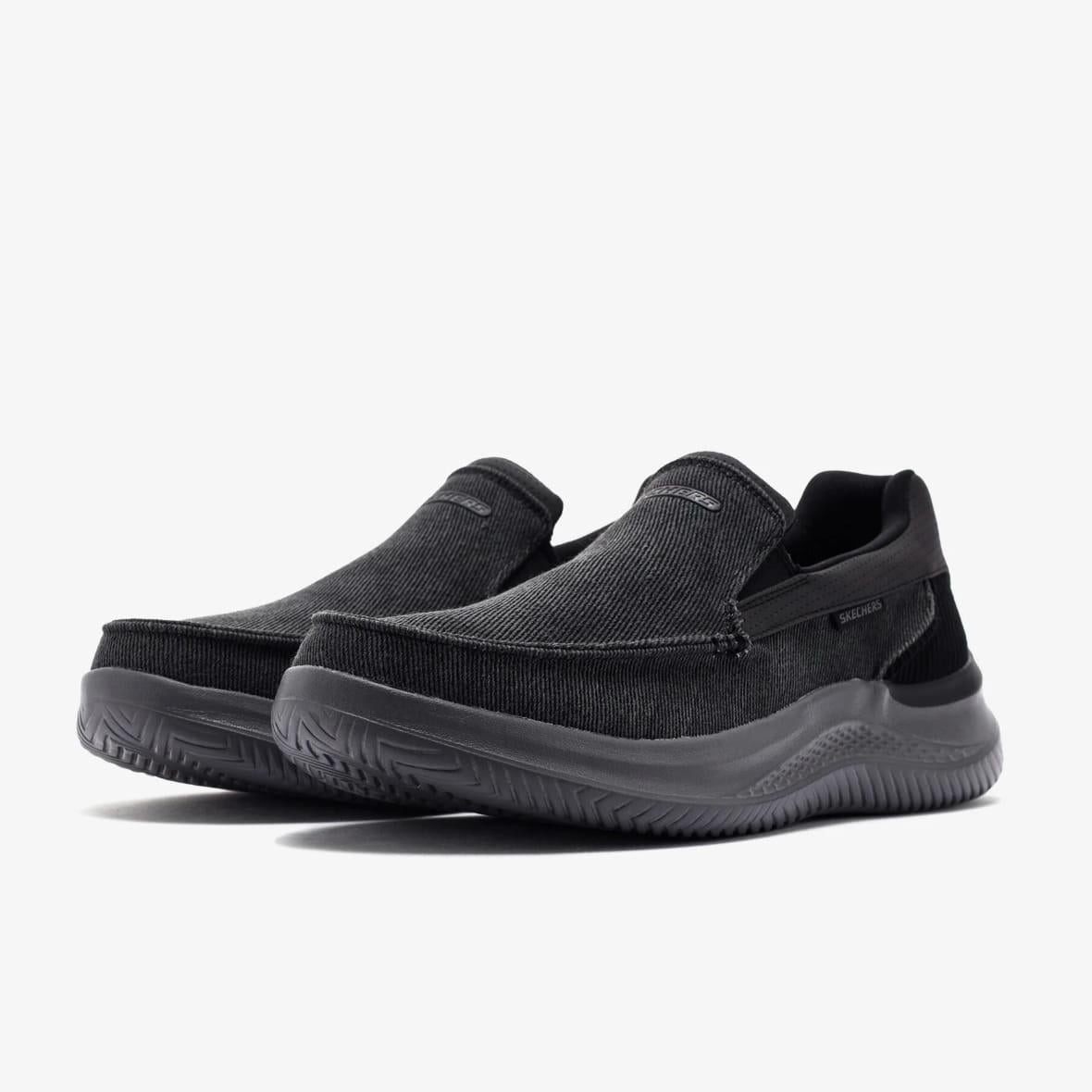 Skechers Hasting Fielden 205066 BLK Erkek Günlük Ayakkabı - Siyah