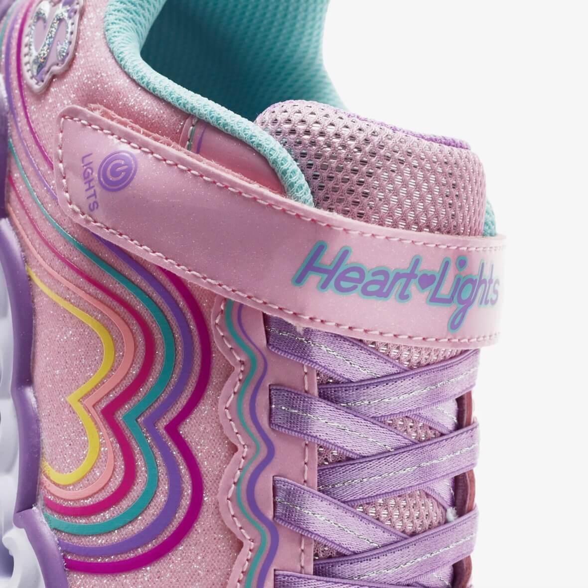 Skechers Heart Lights - Retro Hearts - 302689L LPMT Çocuk Spor Ayakkabı - Pembe