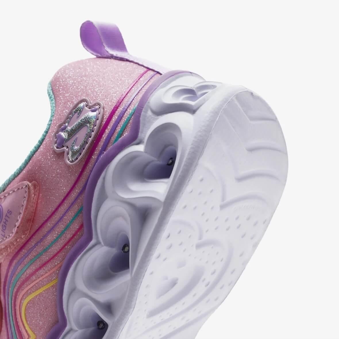 Skechers Heart Lights - Retro Hearts - 302689L LPMT Çocuk Spor Ayakkabı - Pembe
