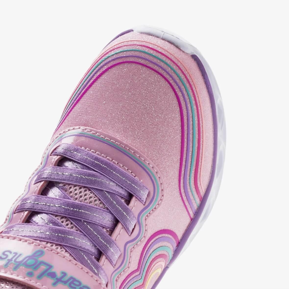 Skechers Heart Lights - Retro Hearts - 302689L LPMT Çocuk Spor Ayakkabı - Pembe