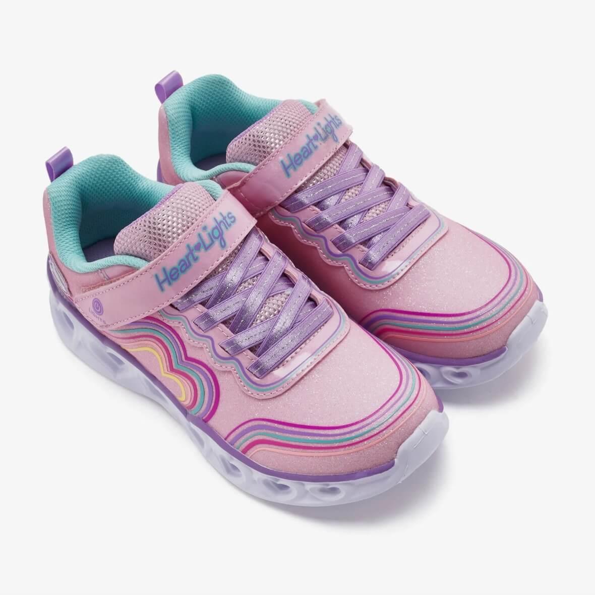 Skechers Heart Lights - Retro Hearts - 302689L LPMT Çocuk Spor Ayakkabı - Pembe