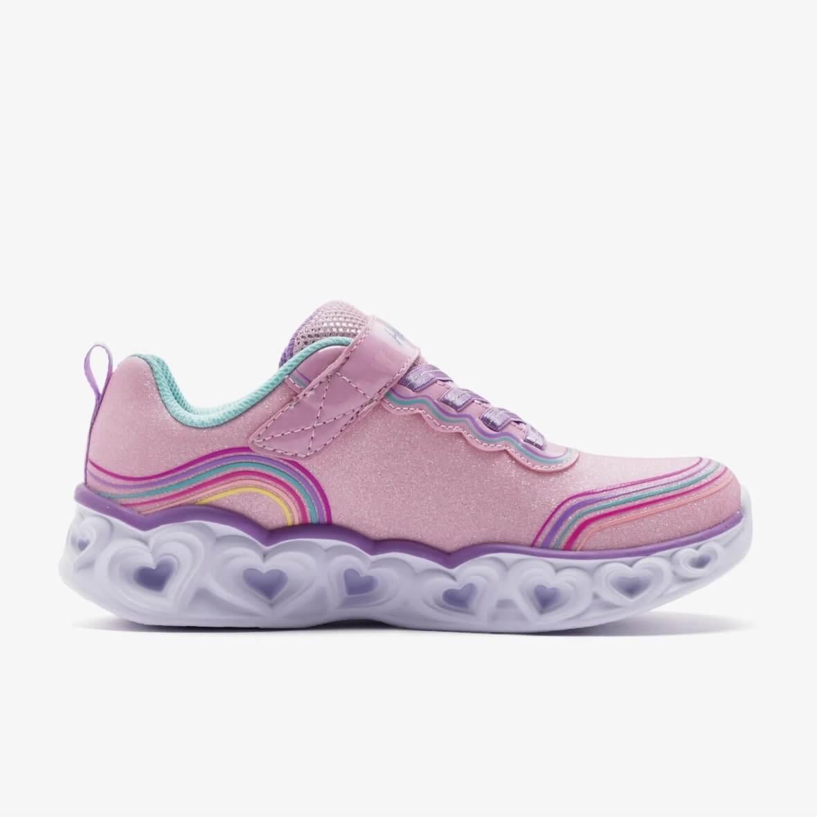 Skechers Heart Lights - Retro Hearts - 302689L LPMT Çocuk Spor Ayakkabı - Pembe