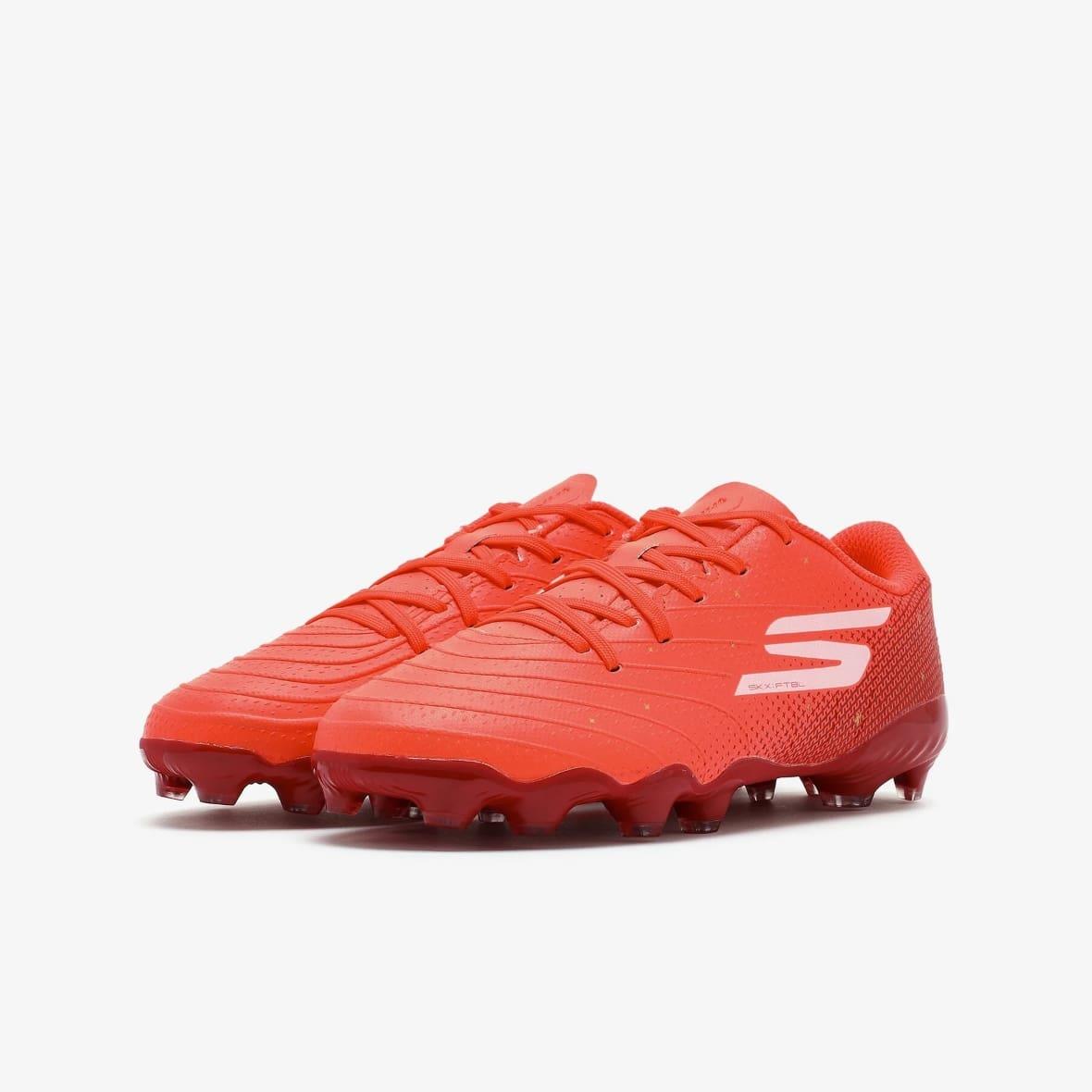 Skechers Jr Youth Fg 252072L CRL Çocuk Krampon - Mercan Kırmızı