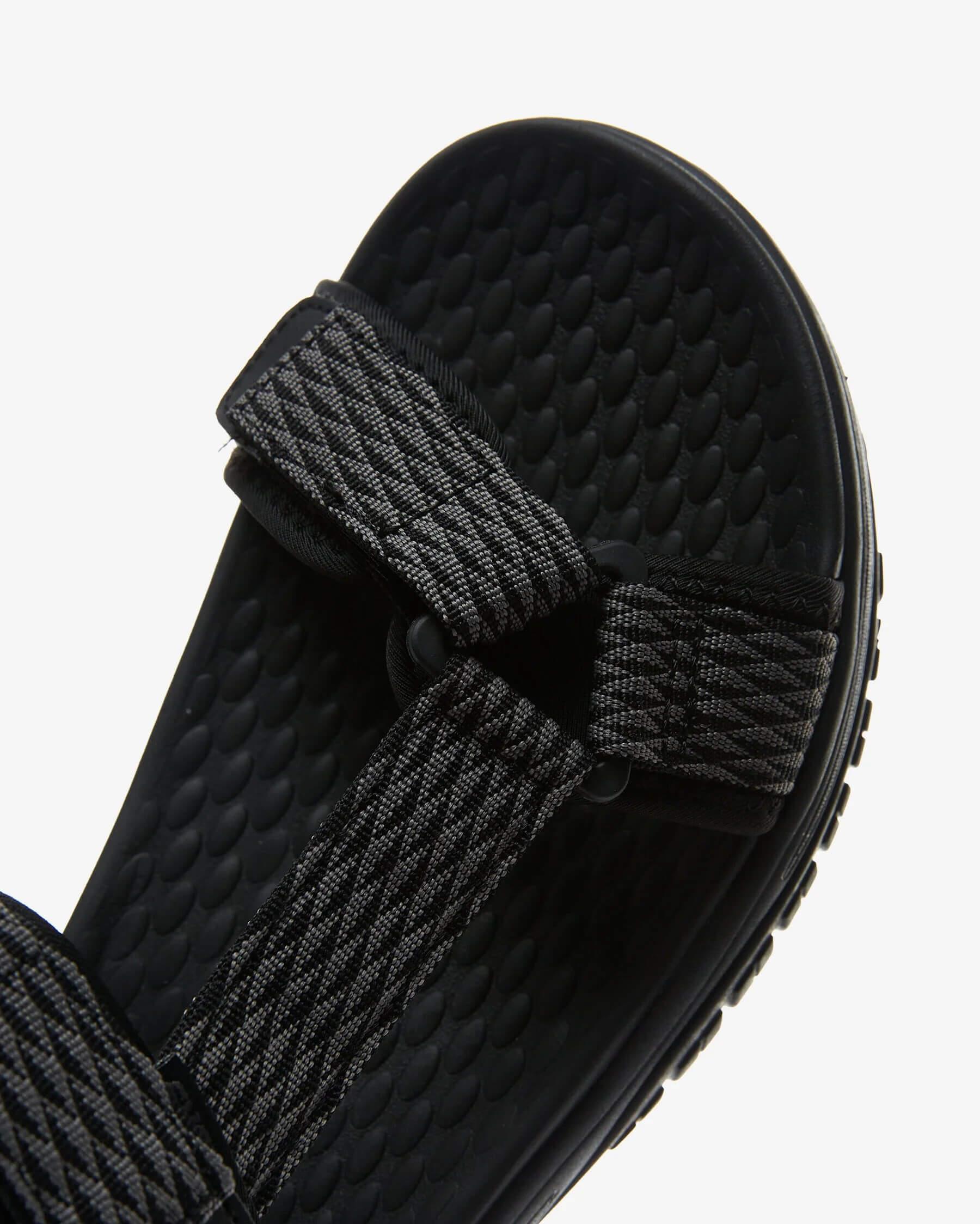 Skechers Lomell - Rip Tide 204351 BKGY Erkek Sandalet - Siyah